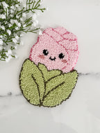 Pink Rose Mug Rug