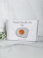Egg Punch Needle Mug Rug Kit