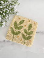 Golden Sprout Mug Rug