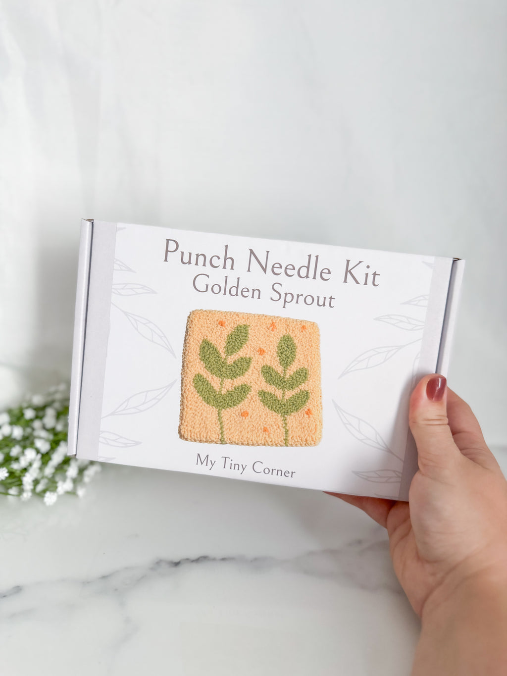 Golden Sprout Needle Mug Rug Kit