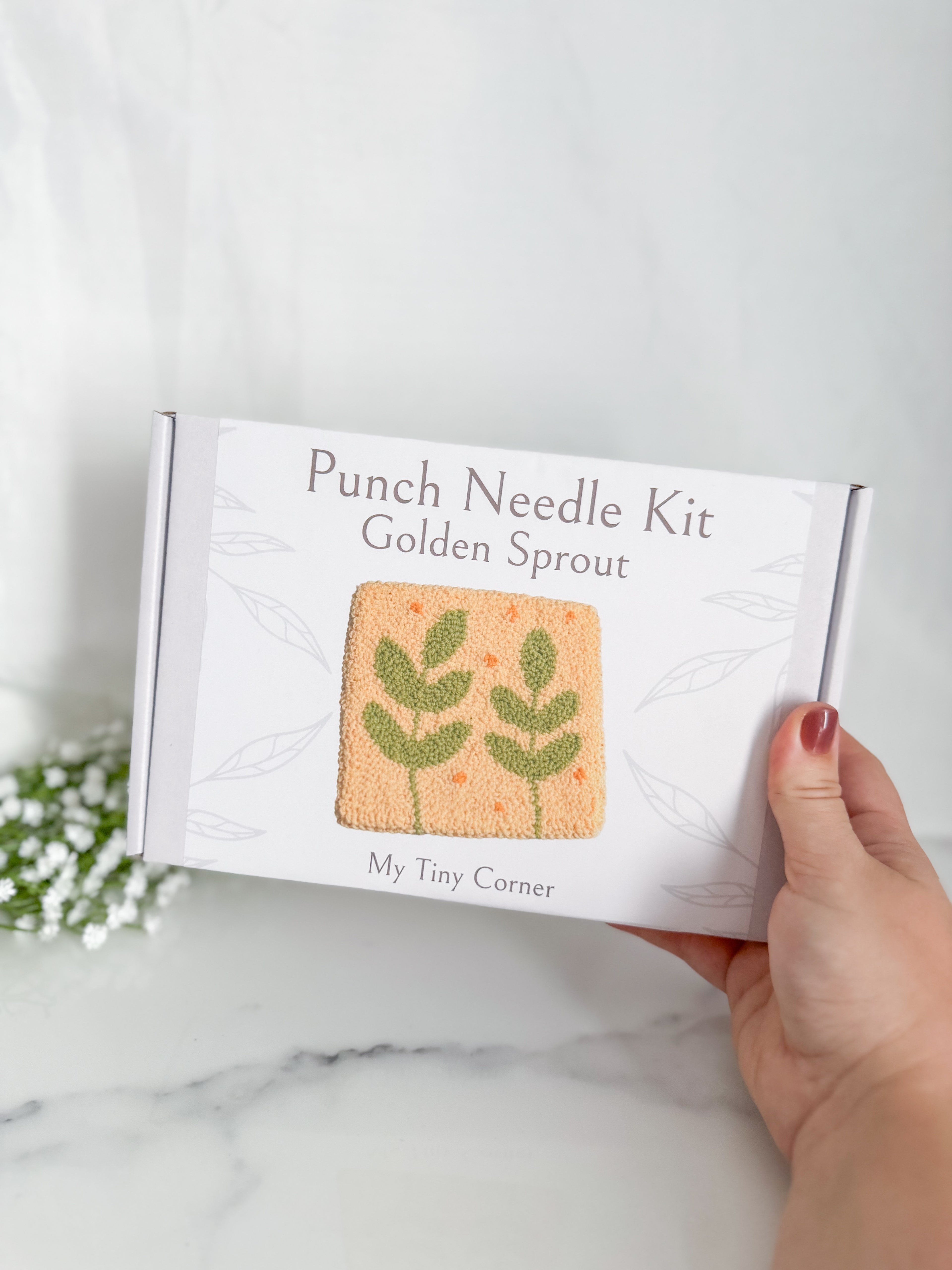 Golden Sprout Needle Mug Rug Kit