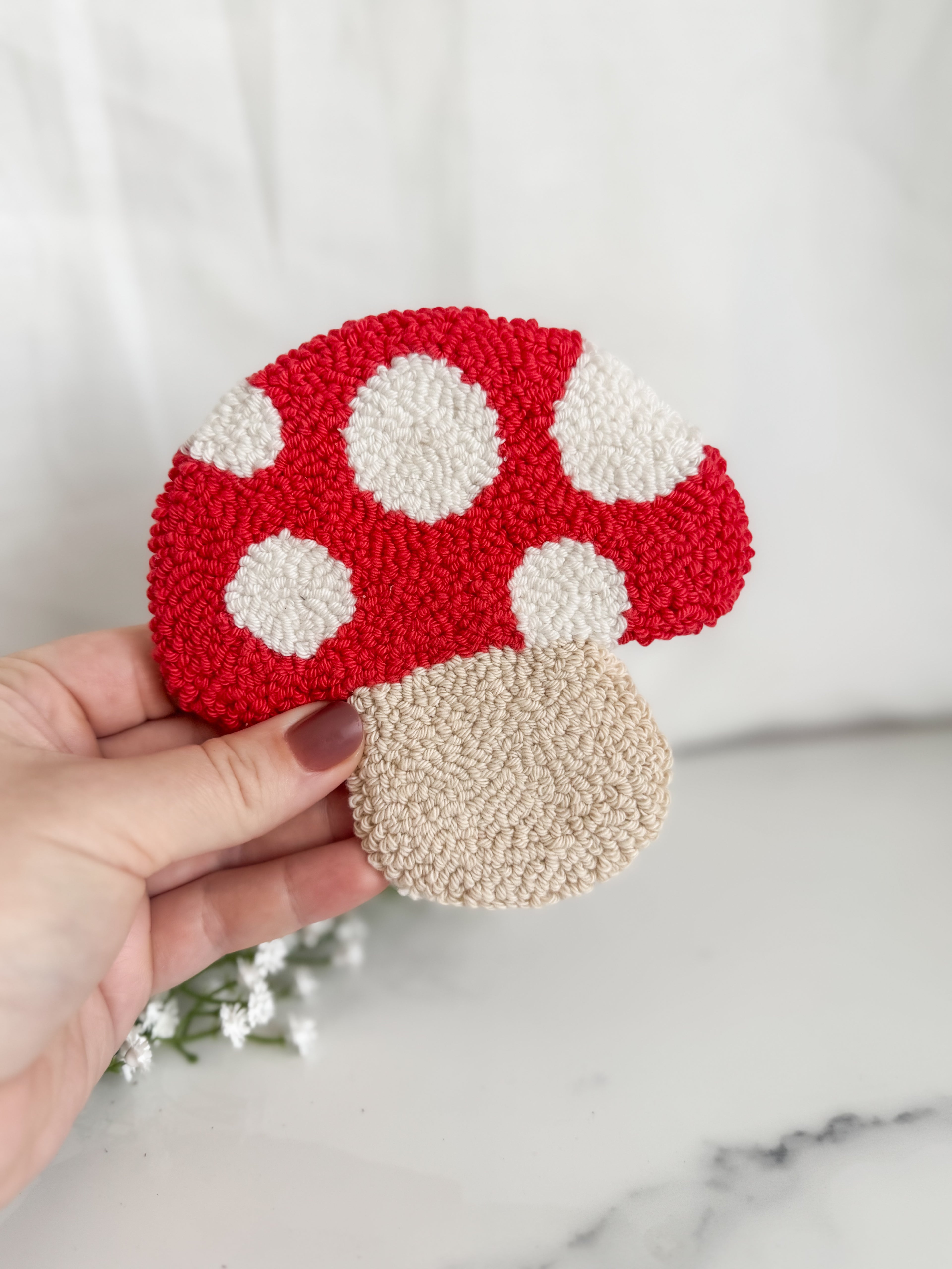 Mushroom Mug Rug