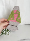Green/Pink Lava Lamp Mug Rug