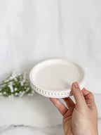 Beaded Round Tray