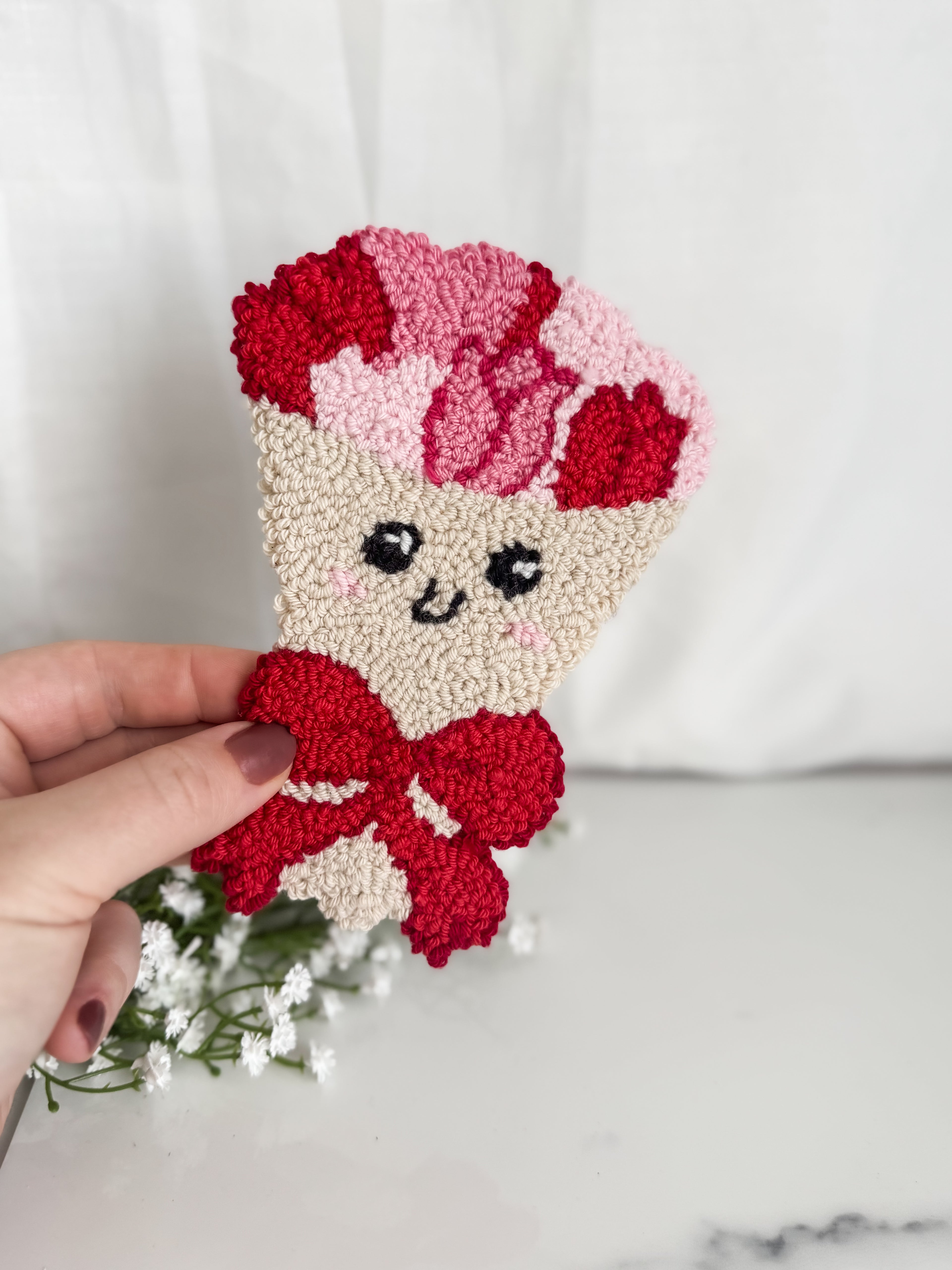 Love Bouquet Mug Rug