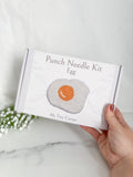 Egg Punch Needle Mug Rug Kit