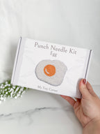 Egg Punch Needle Mug Rug Kit