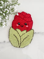 Red Rose Mug Rug