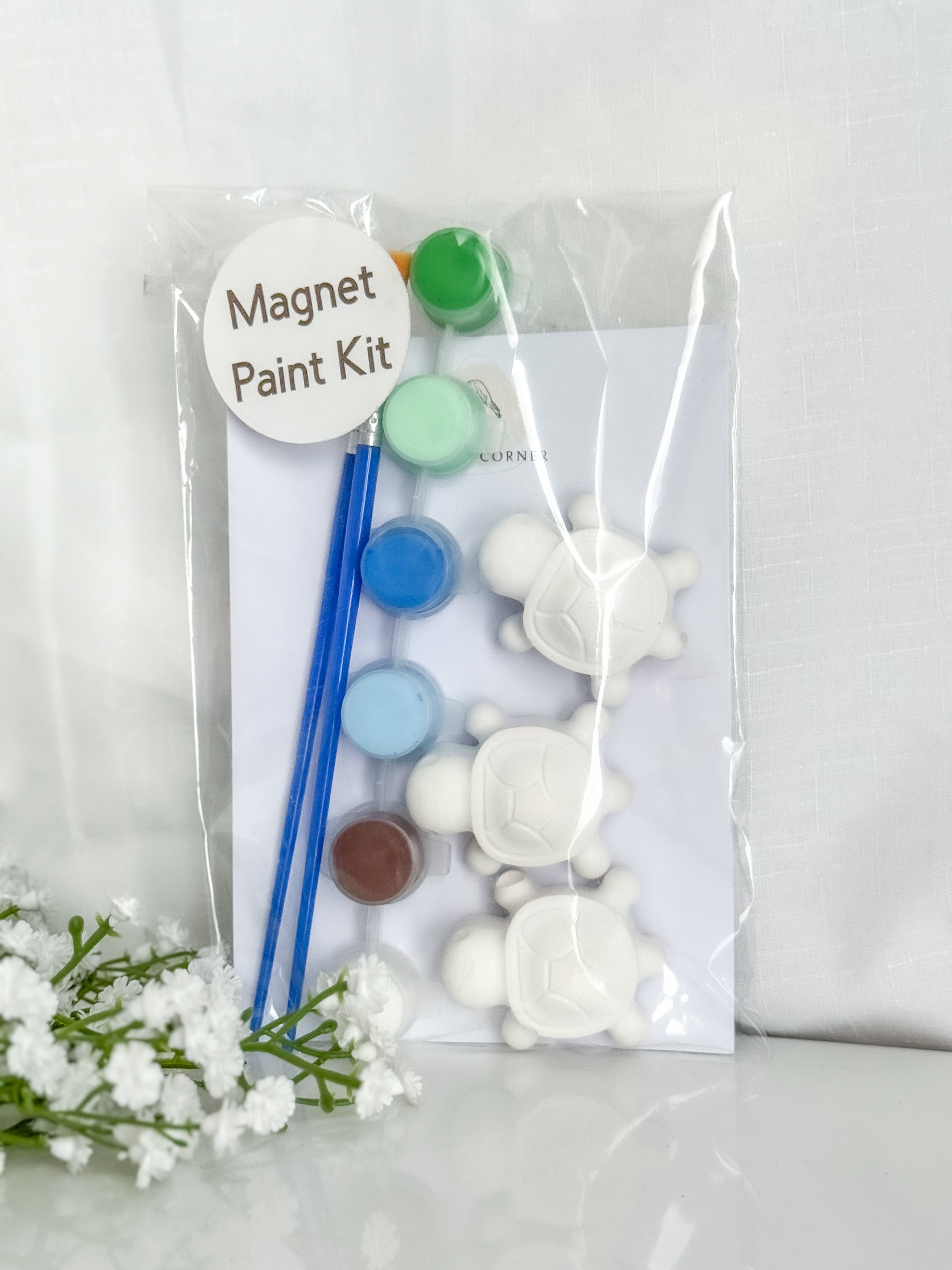Three Turtles Magnet Paint Kit