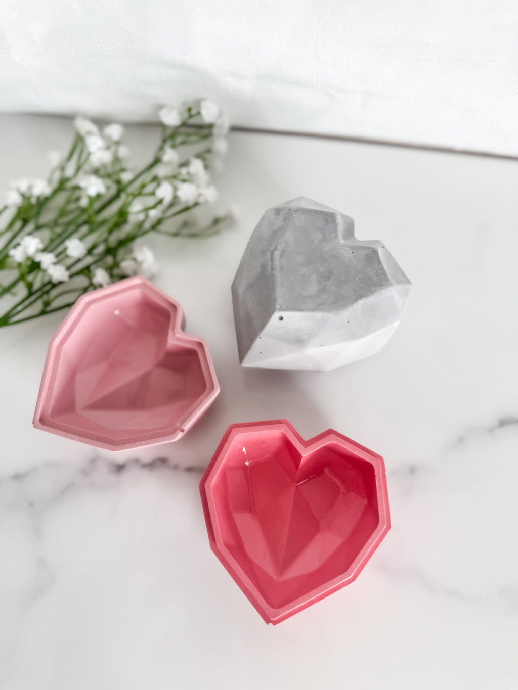 Geometric Heart Ring Dish