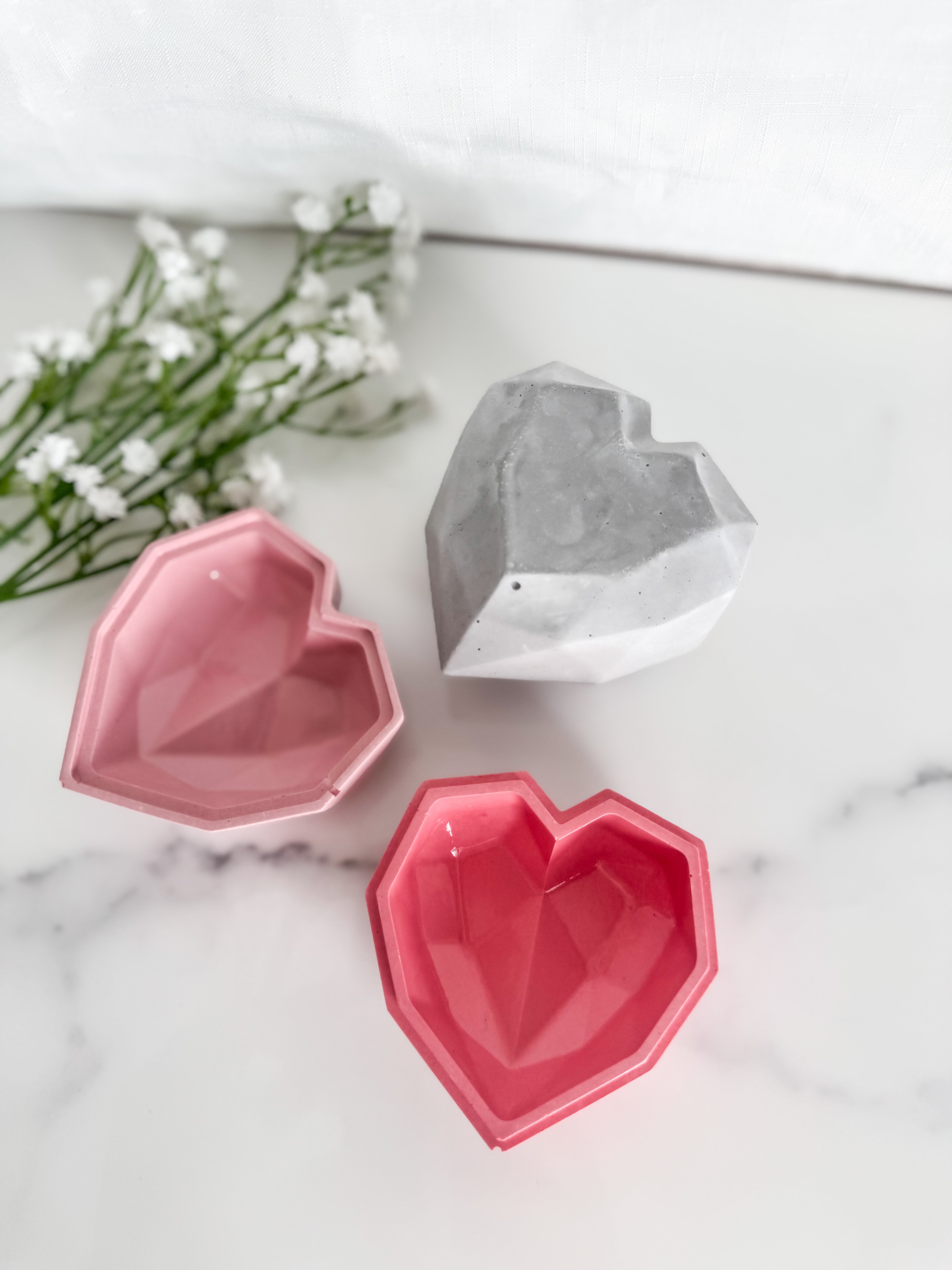 Geometric Heart Ring Dish