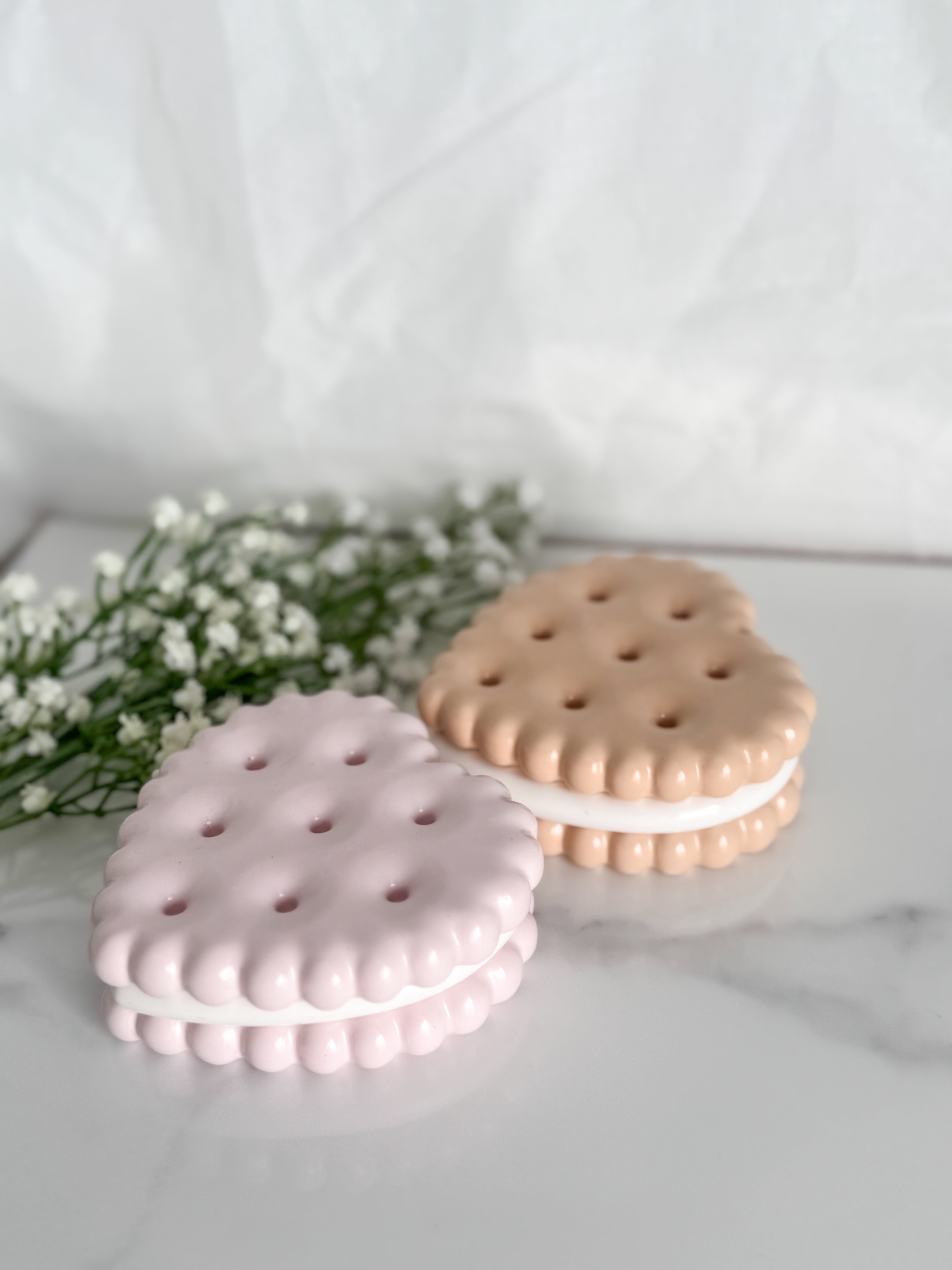 Heart Biscuit Coaster Set