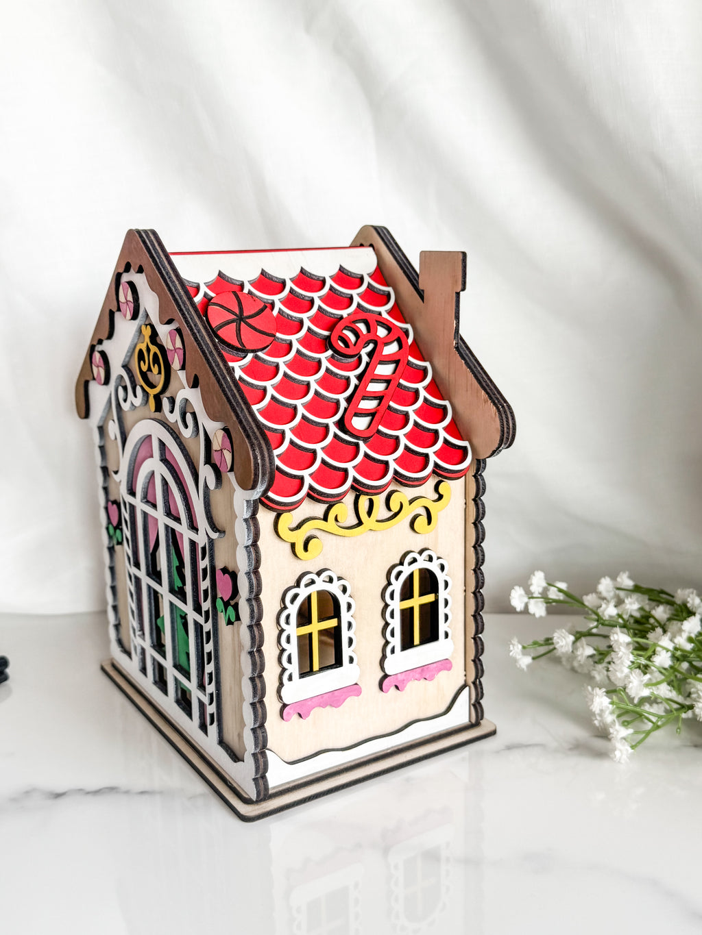 DIY Build & Paint Gingerbread House