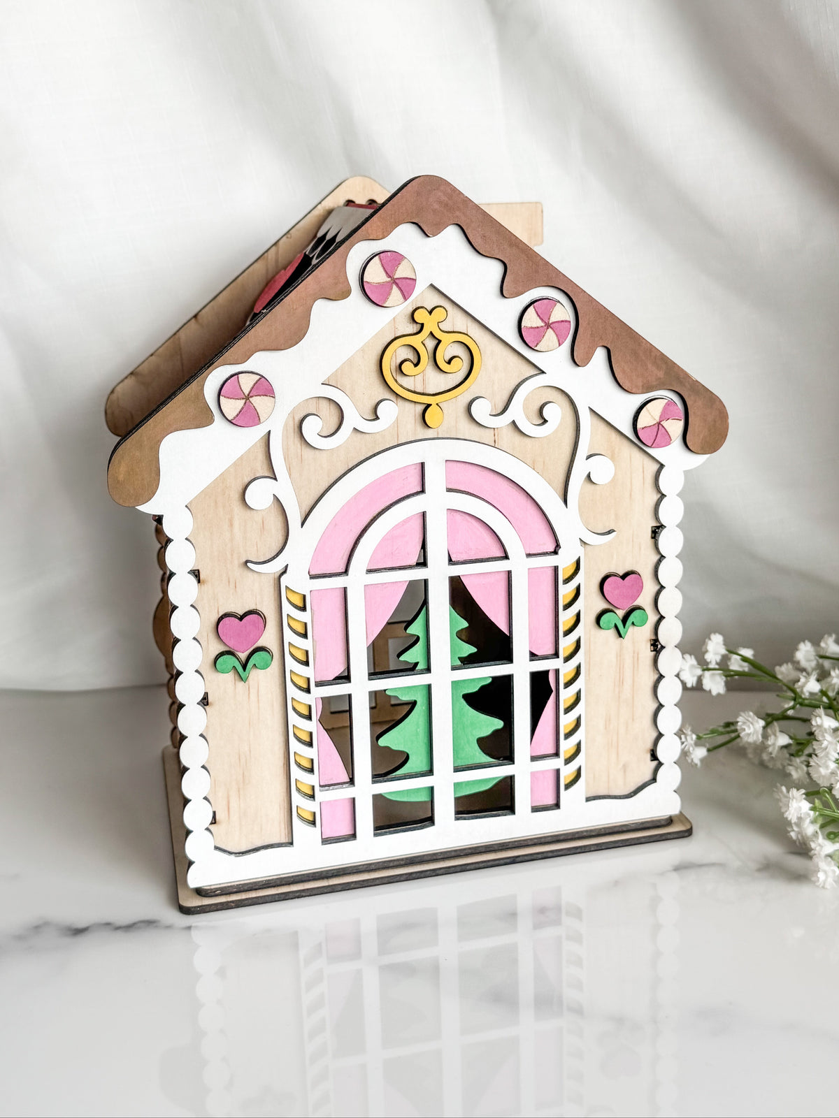 DIY Build & Paint Gingerbread House