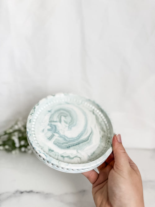 Beaded Round Tray