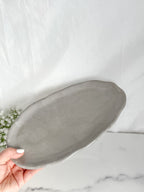 Irregular Long Oval Tray