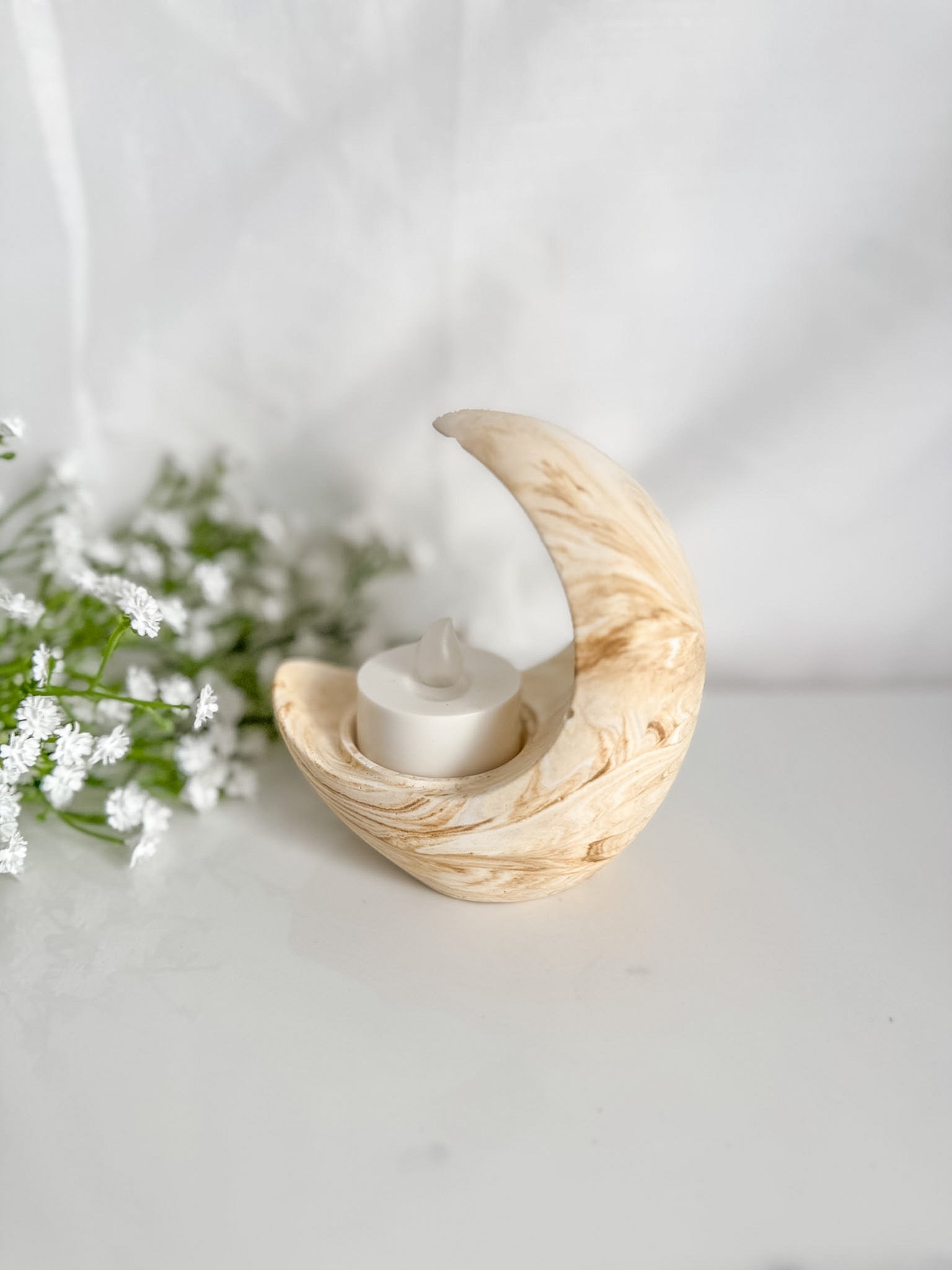 Moon Candle Holder