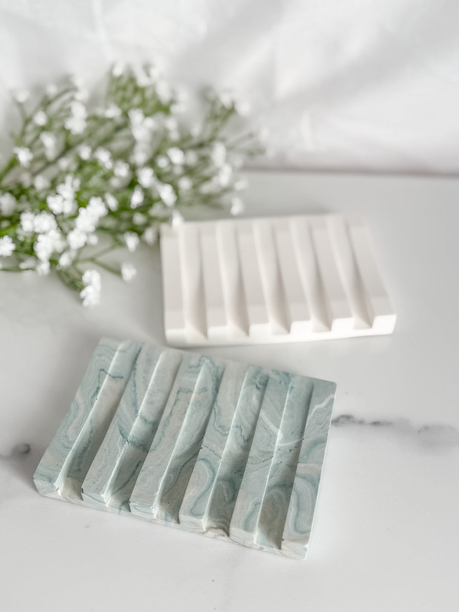 Rectangle Ridges Soap Dish