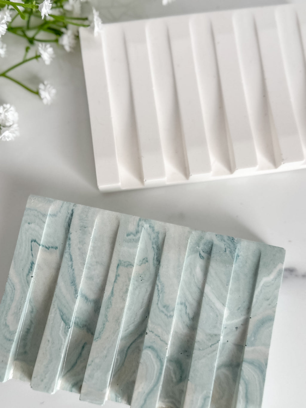 Rectangle Ridges Soap Dish