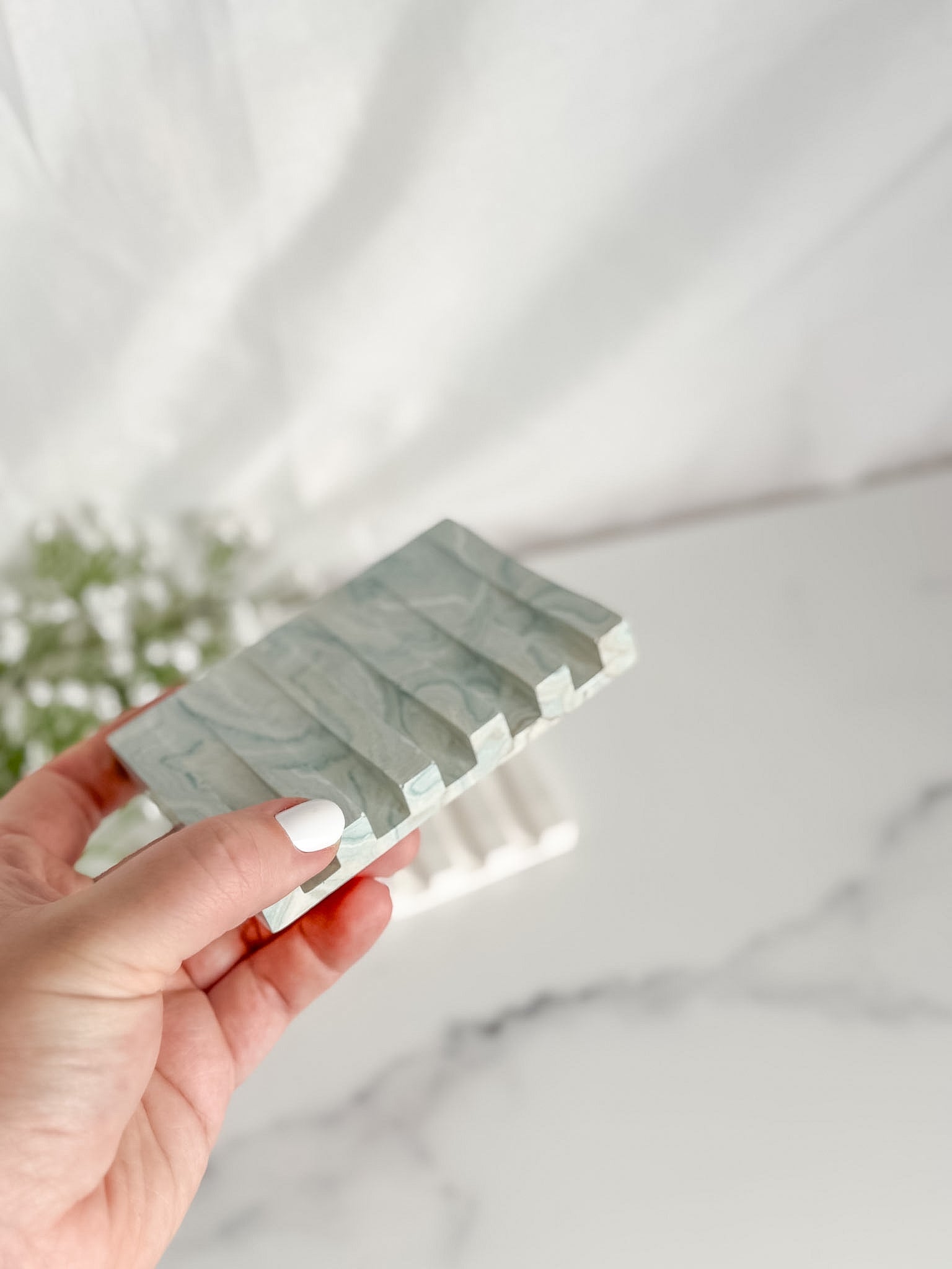 Rectangle Ridges Soap Dish