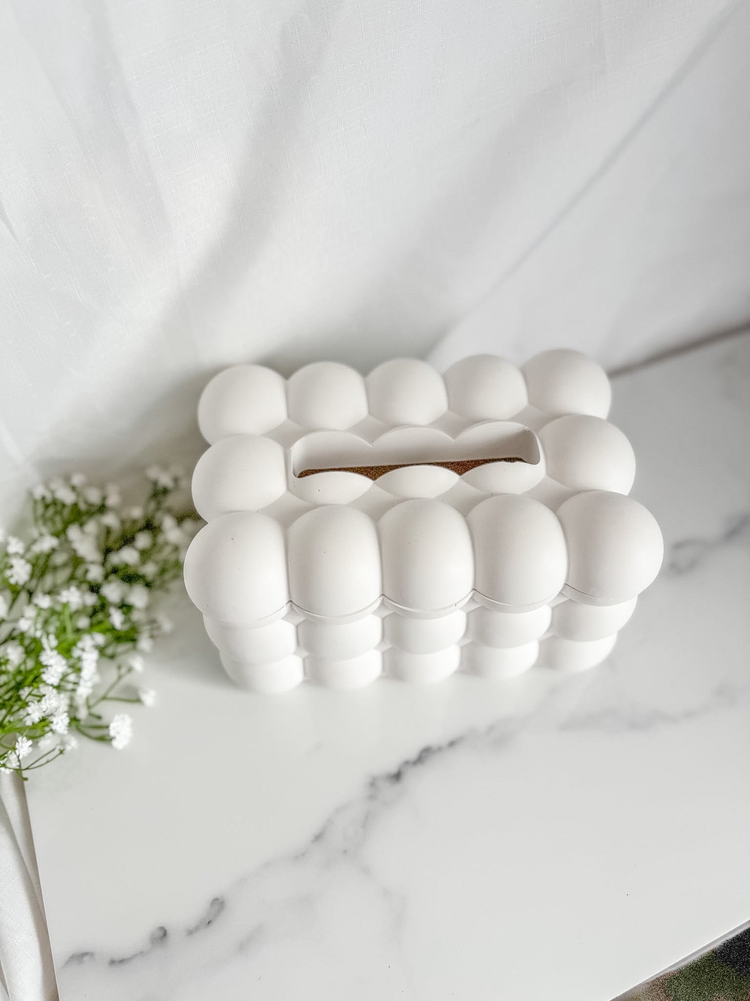 Bubble Tissue Box Holder