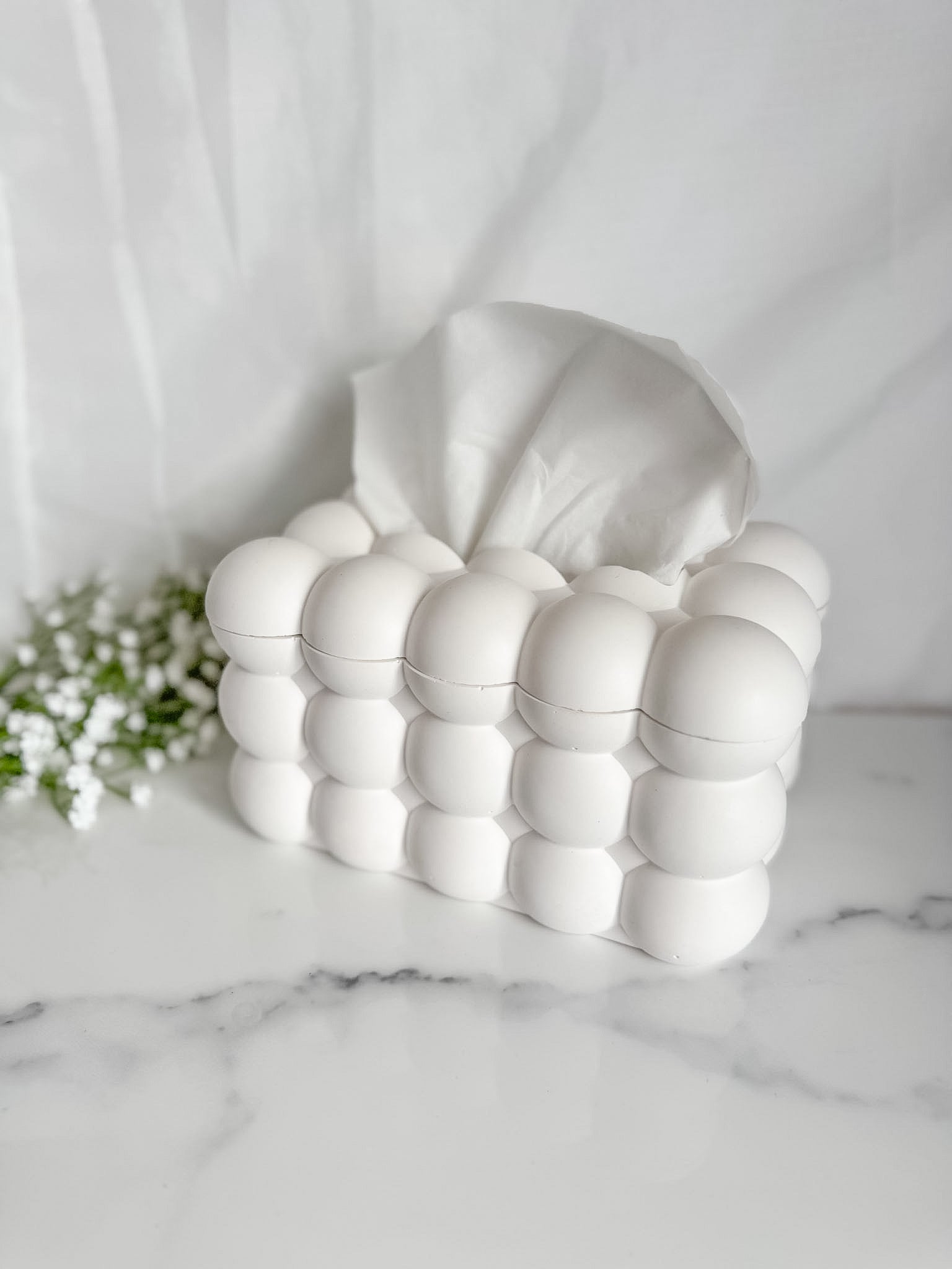 Bubble Tissue Box Holder