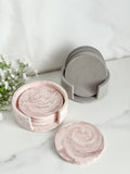 Round Coaster and Holder Set