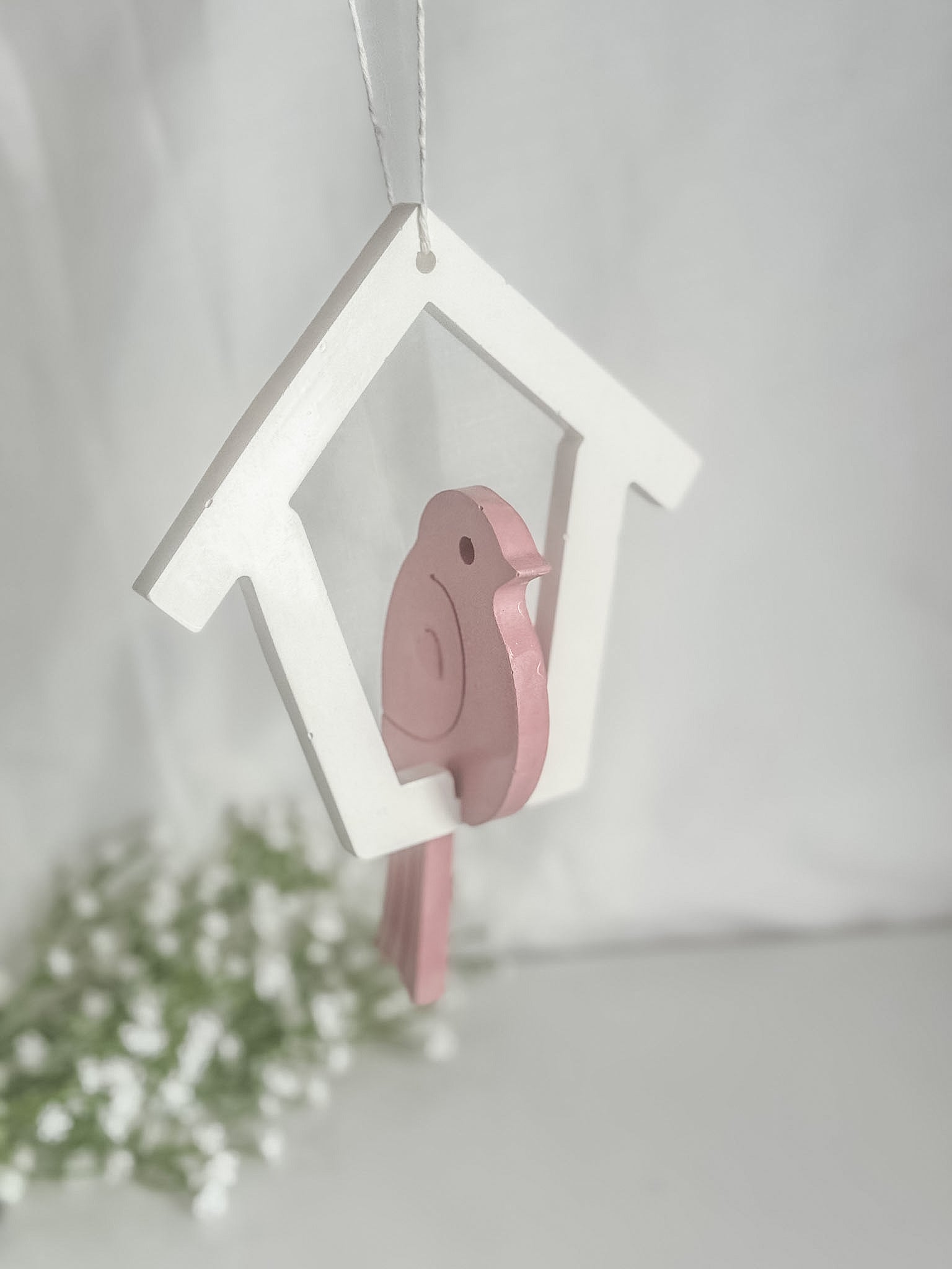 Hanging Bird in House
