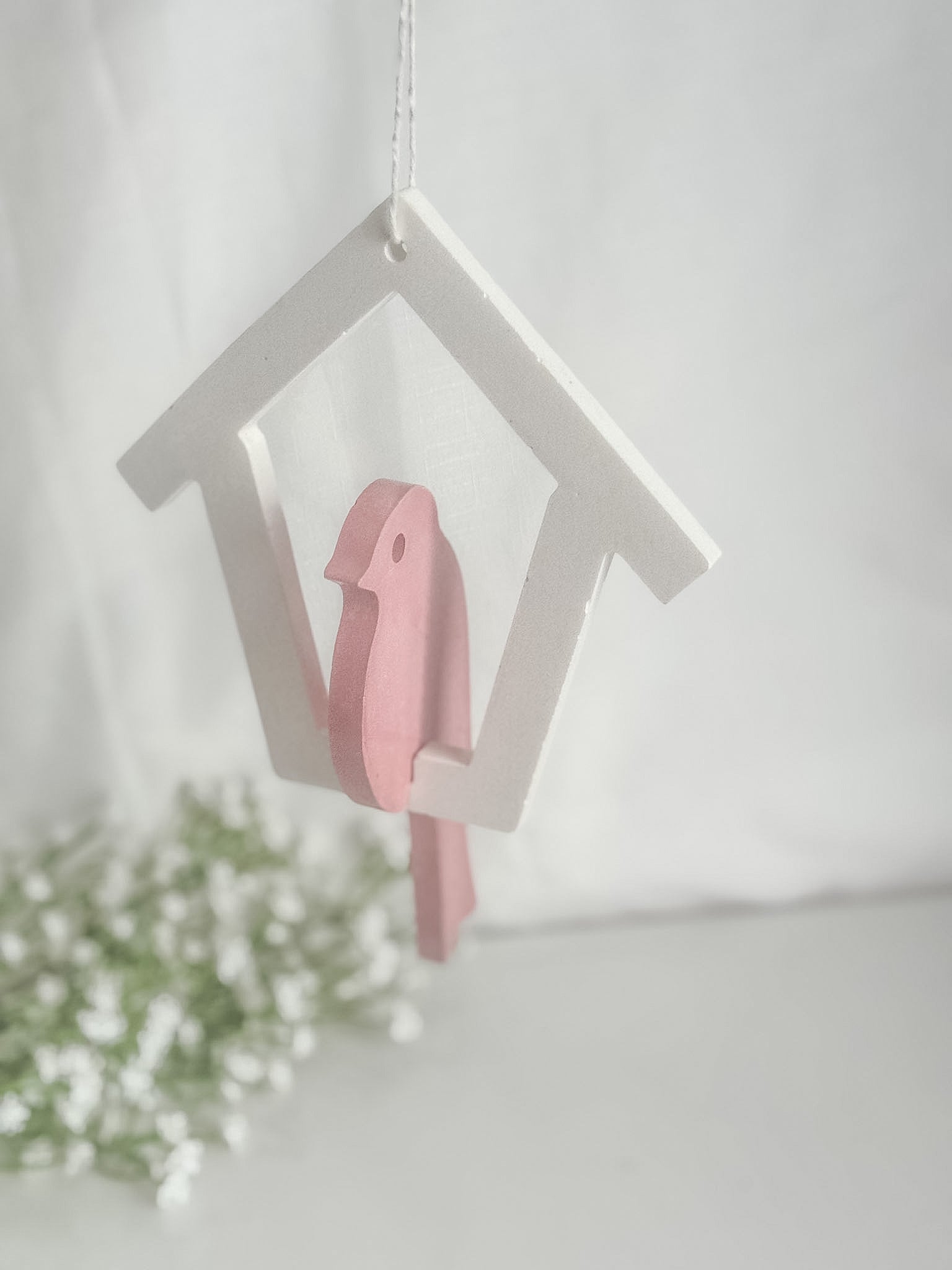 Hanging Bird in House