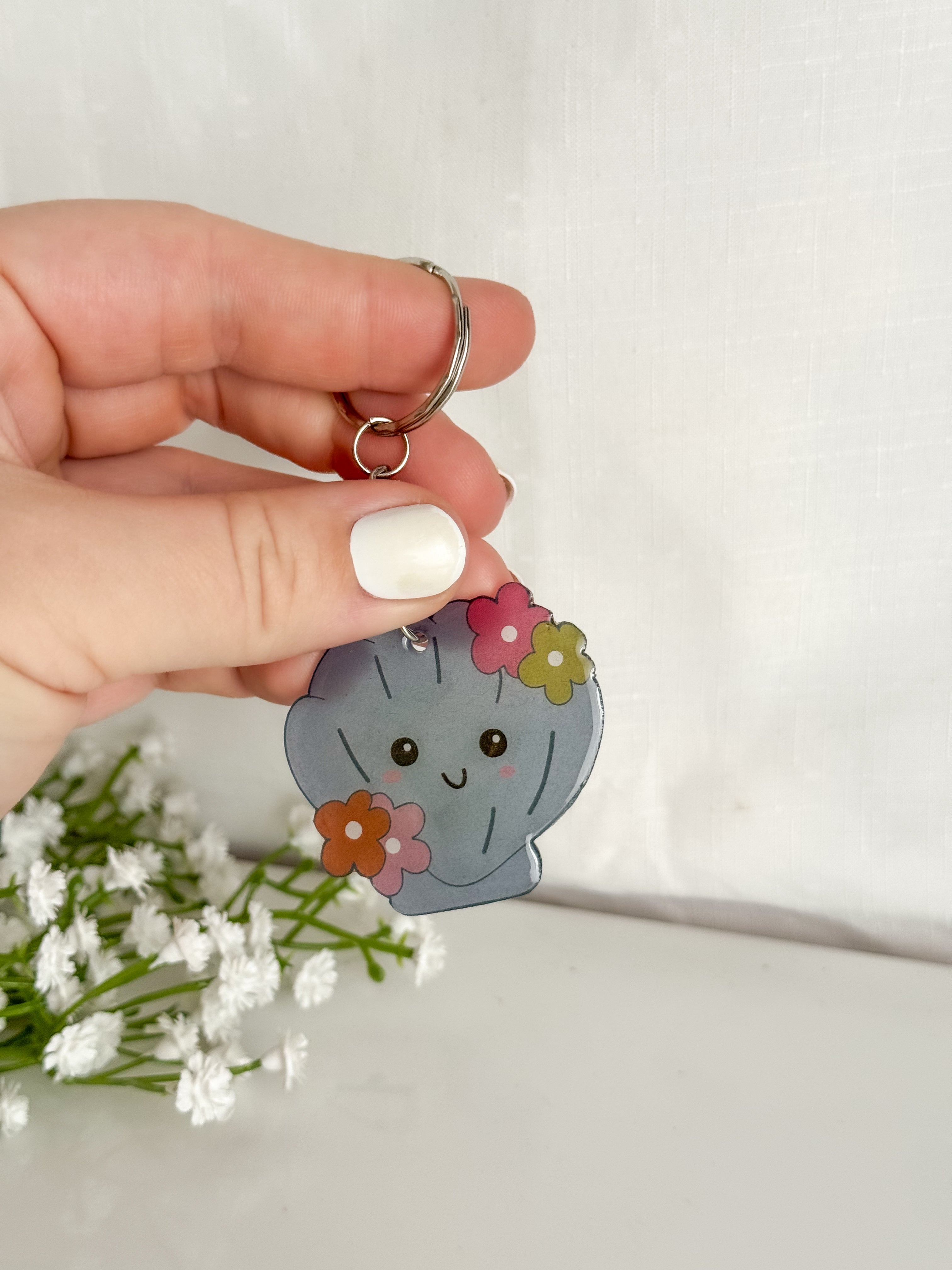 Clam Keychain