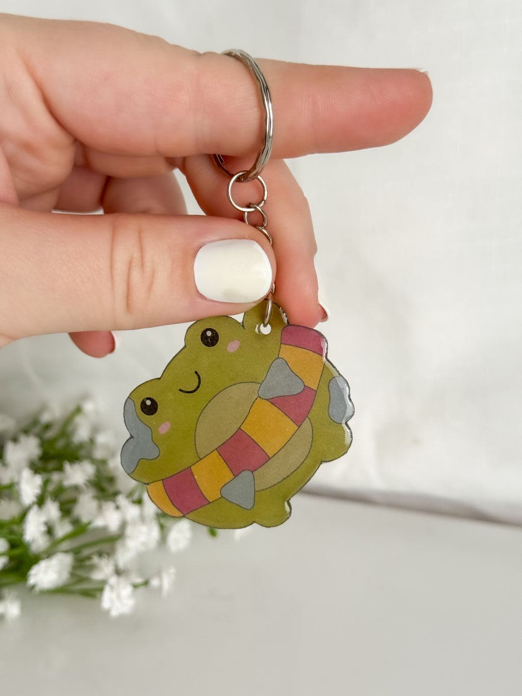 Floaty Frog Keychain