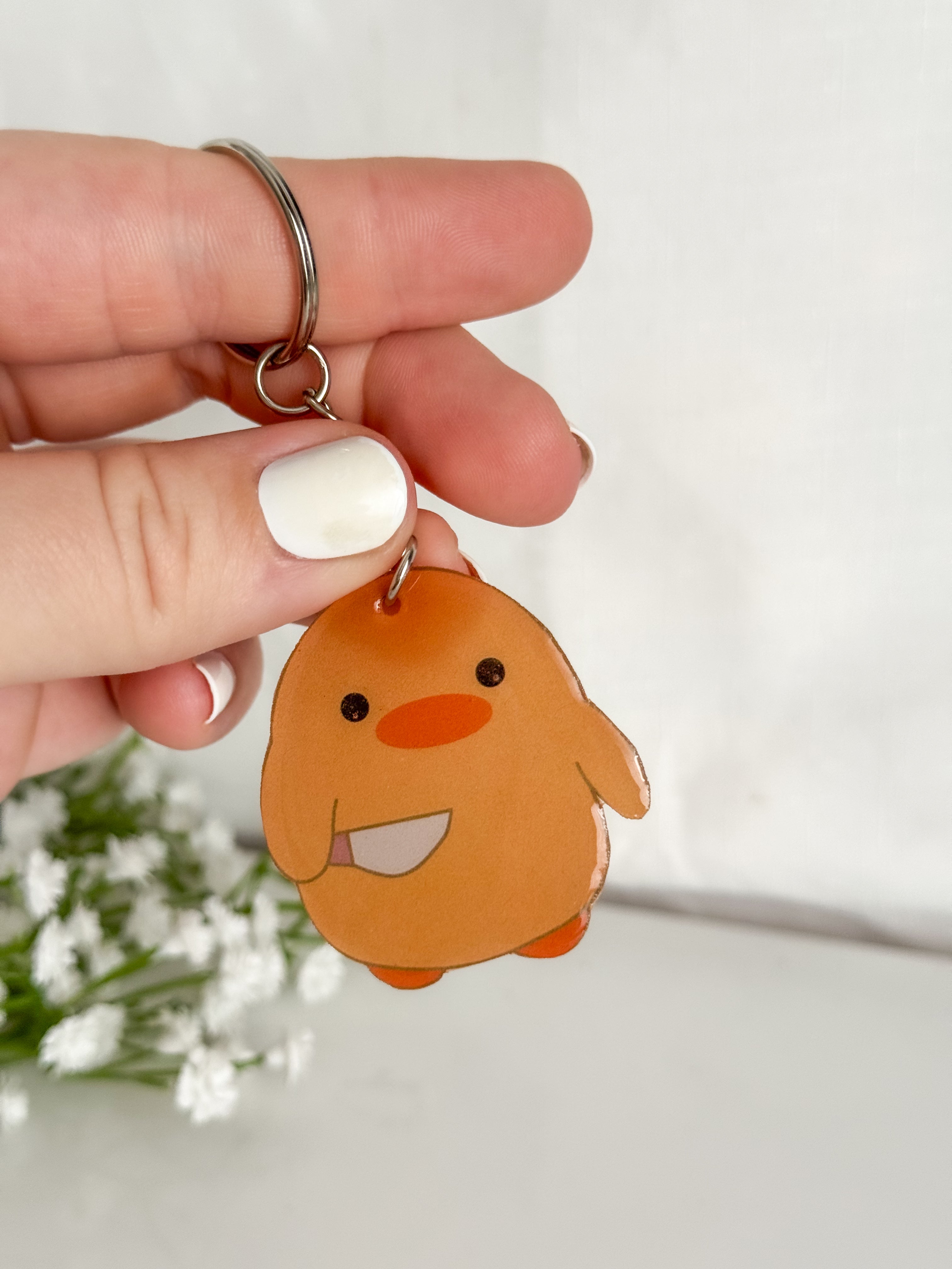 Stabby Duck Keychain