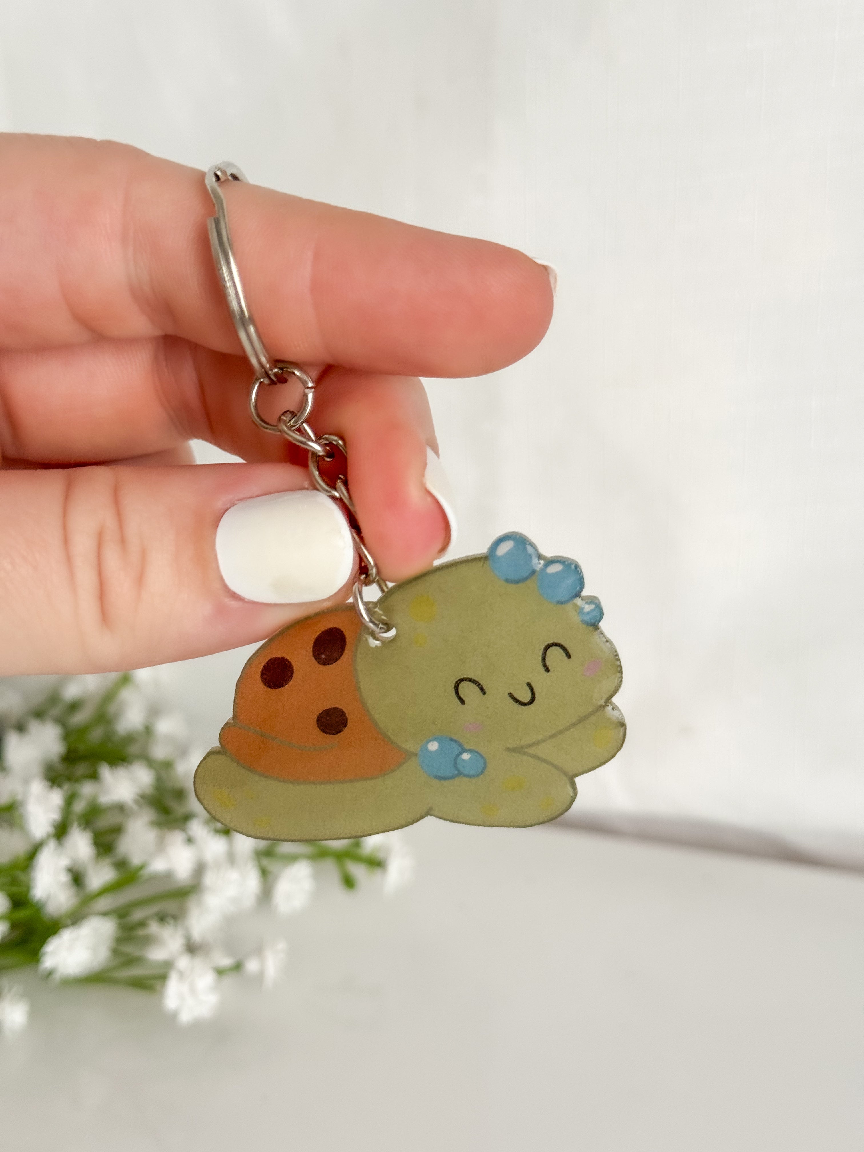 Bubble Turtle Keychain