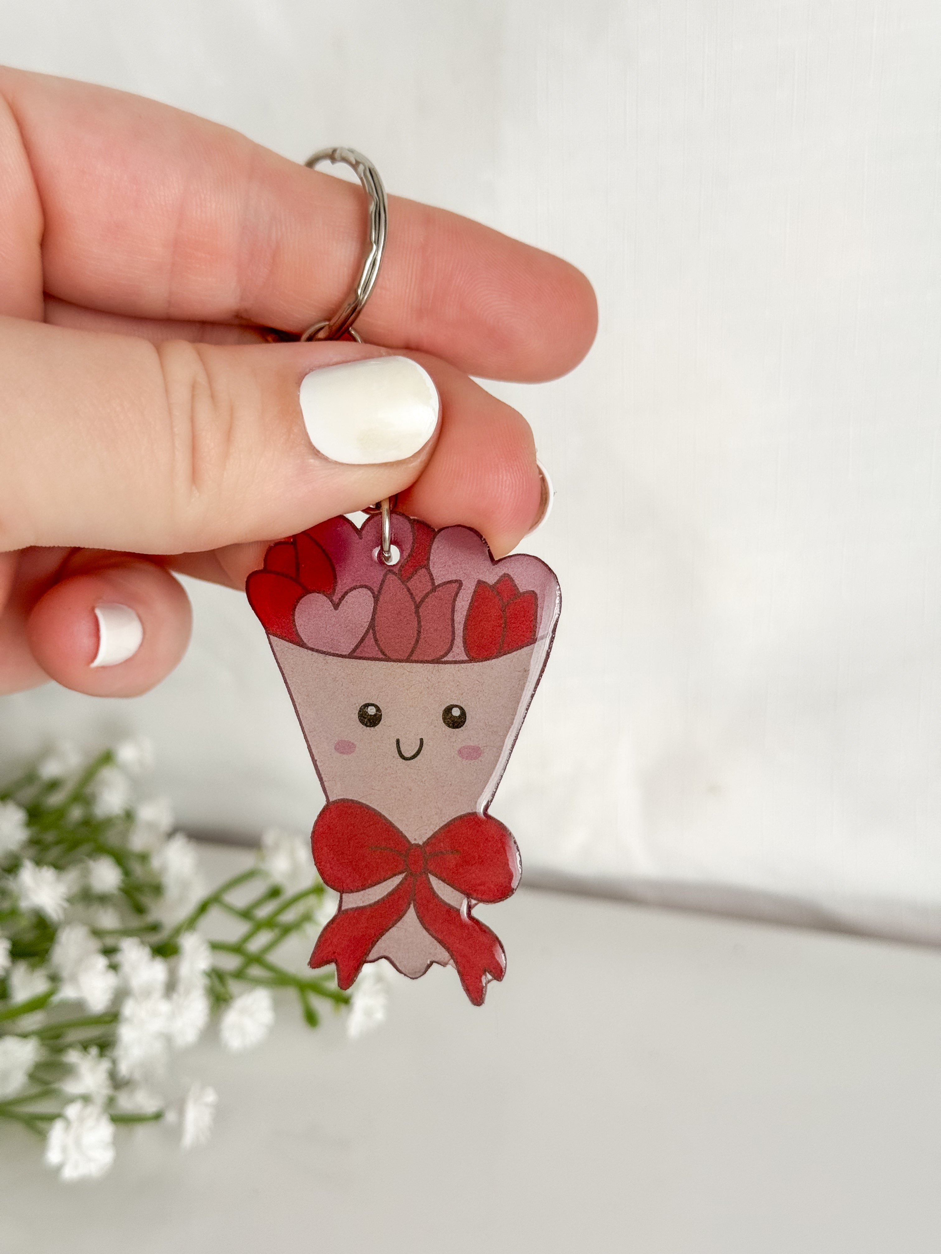 Love Bouquet Keychain
