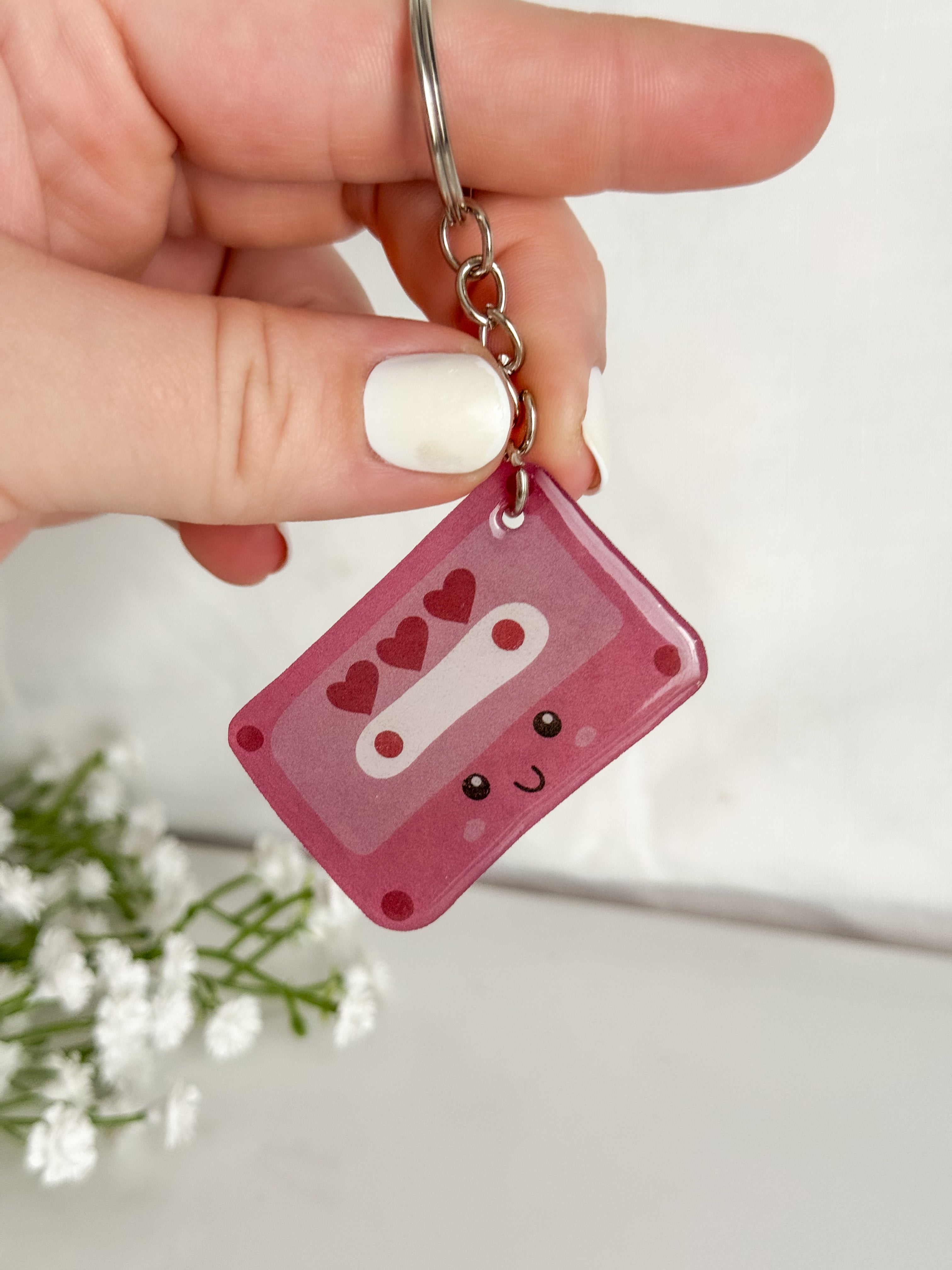 Cassette Tape Keychain