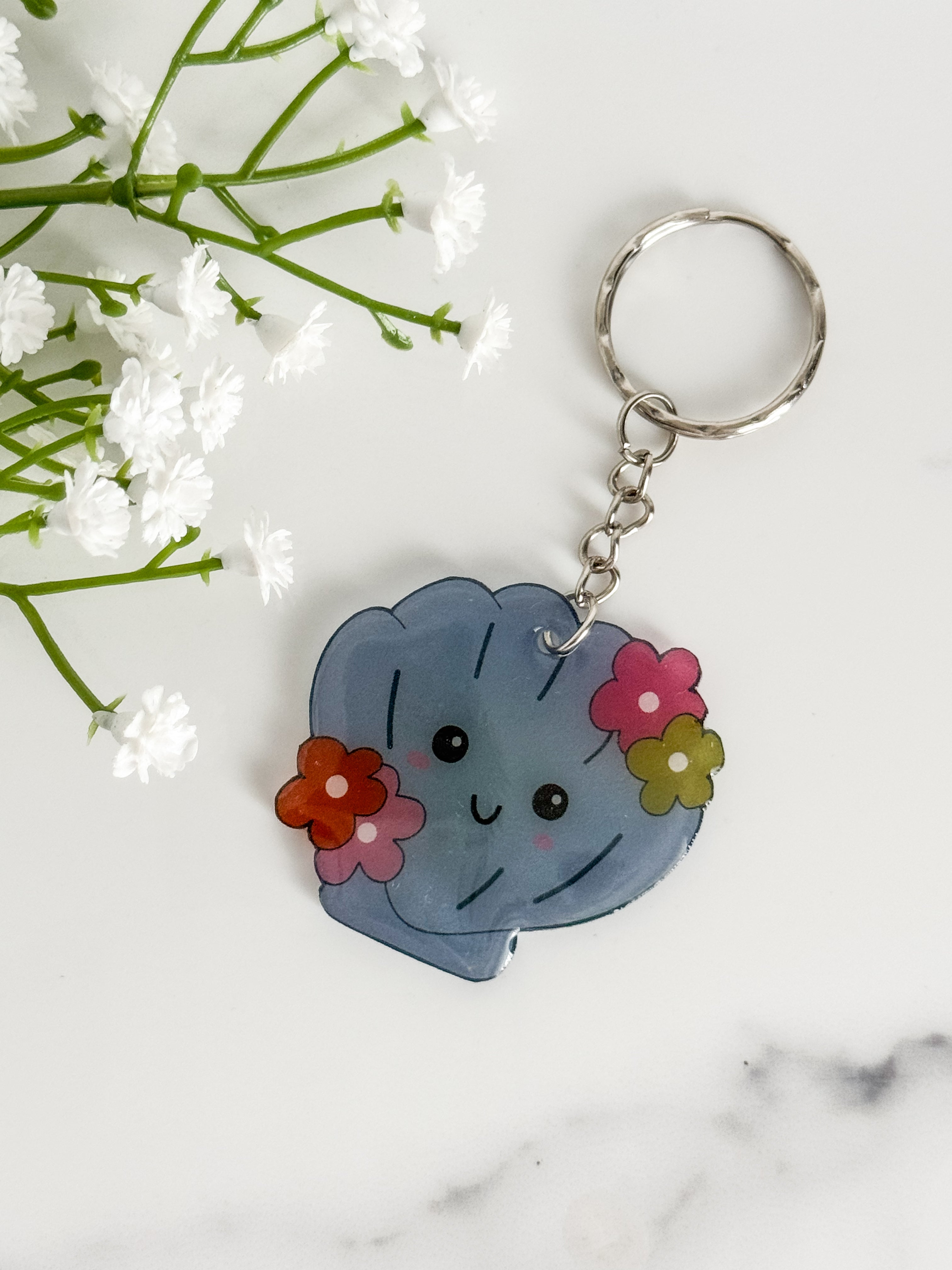 Clam Keychain