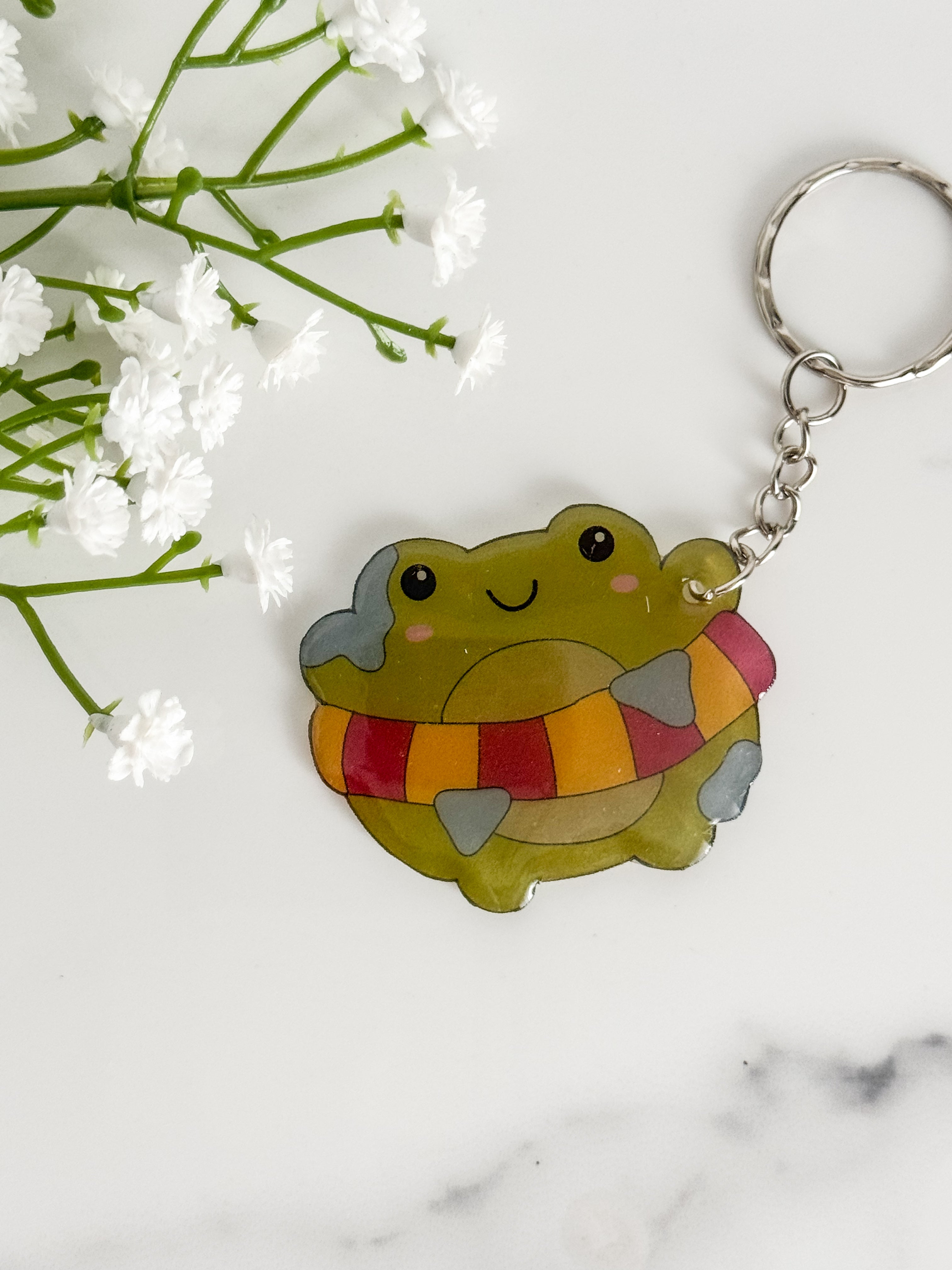 Floaty Frog Keychain