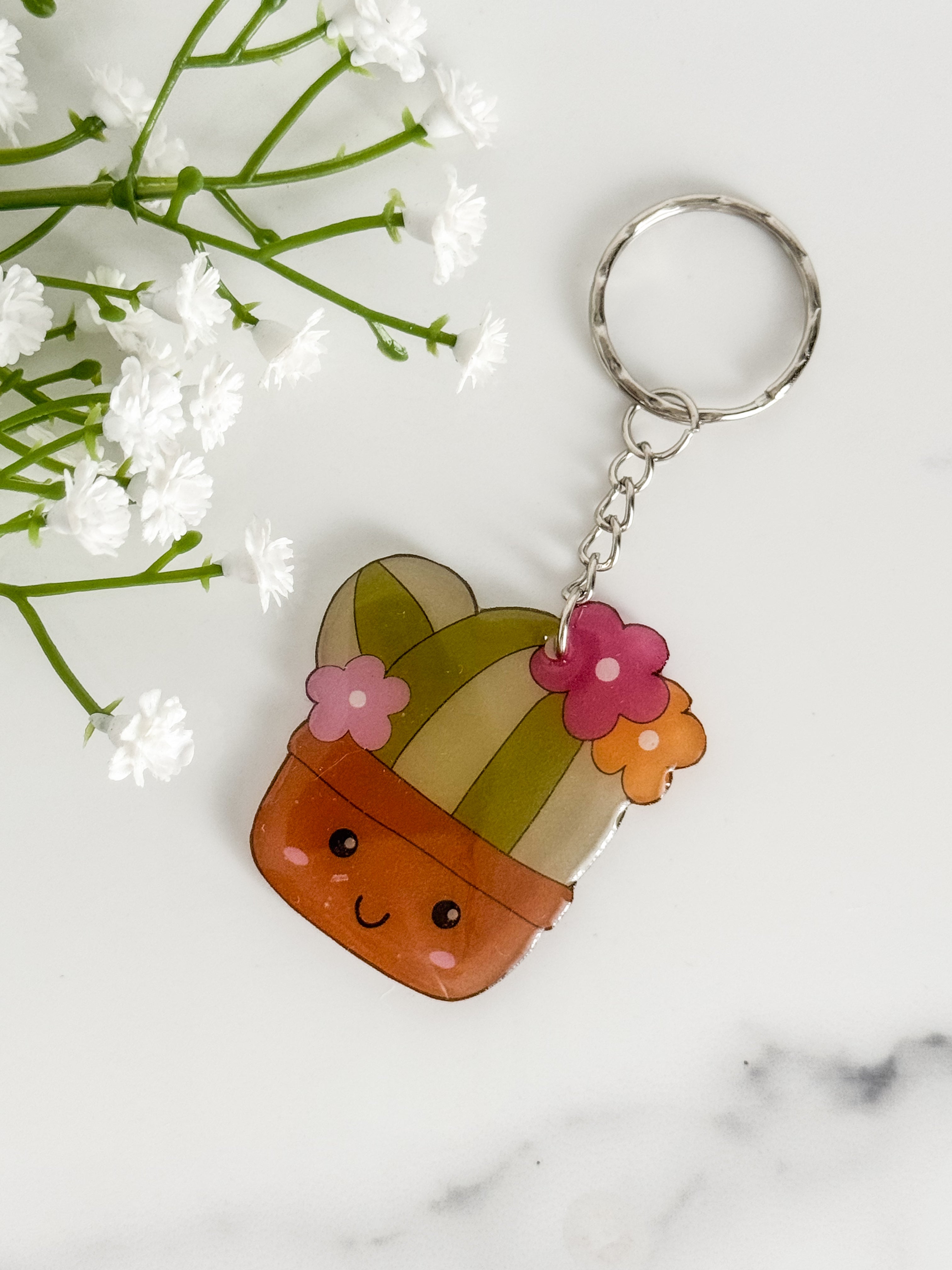 Cactus Keychain