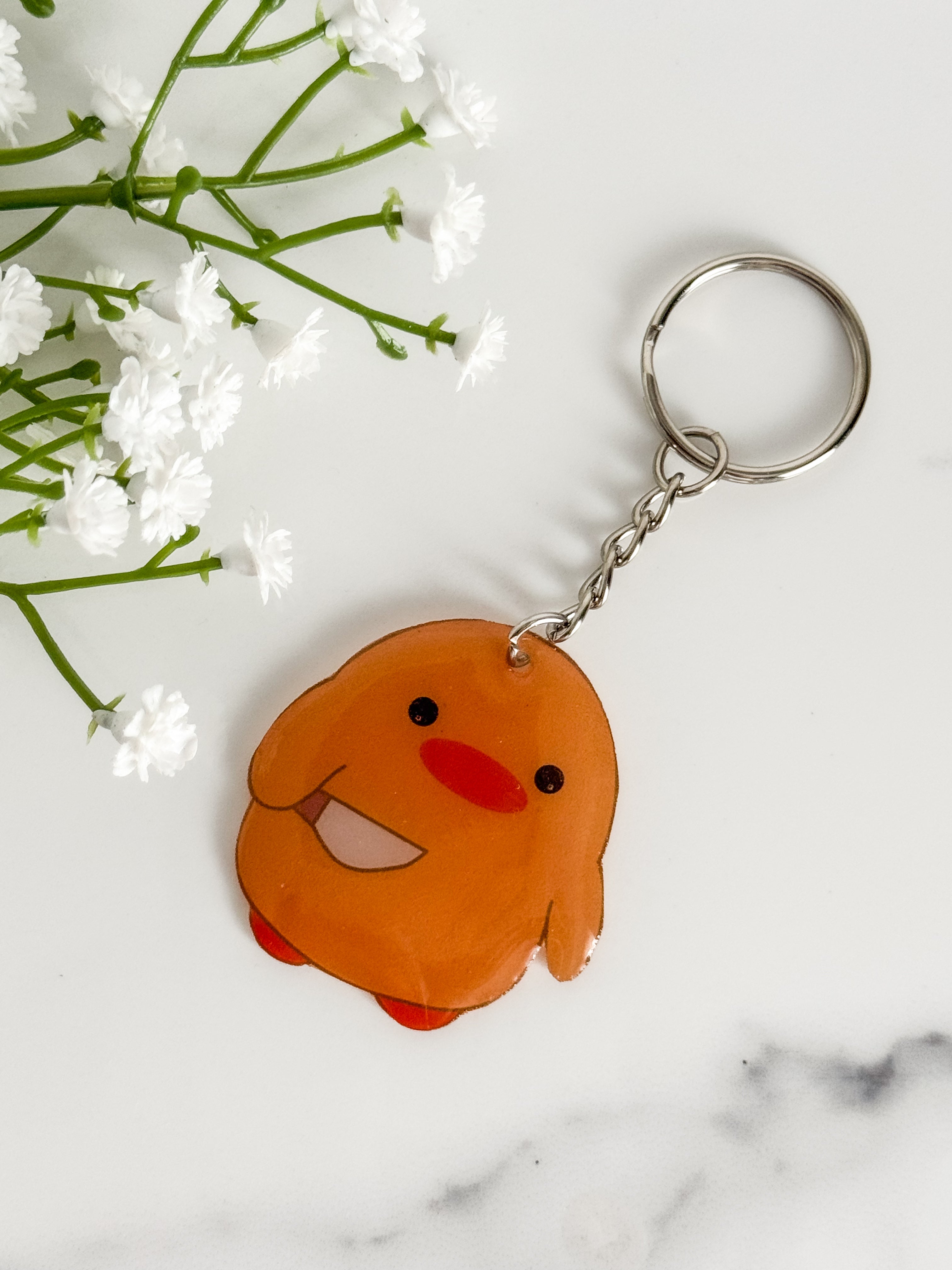 Stabby Duck Keychain