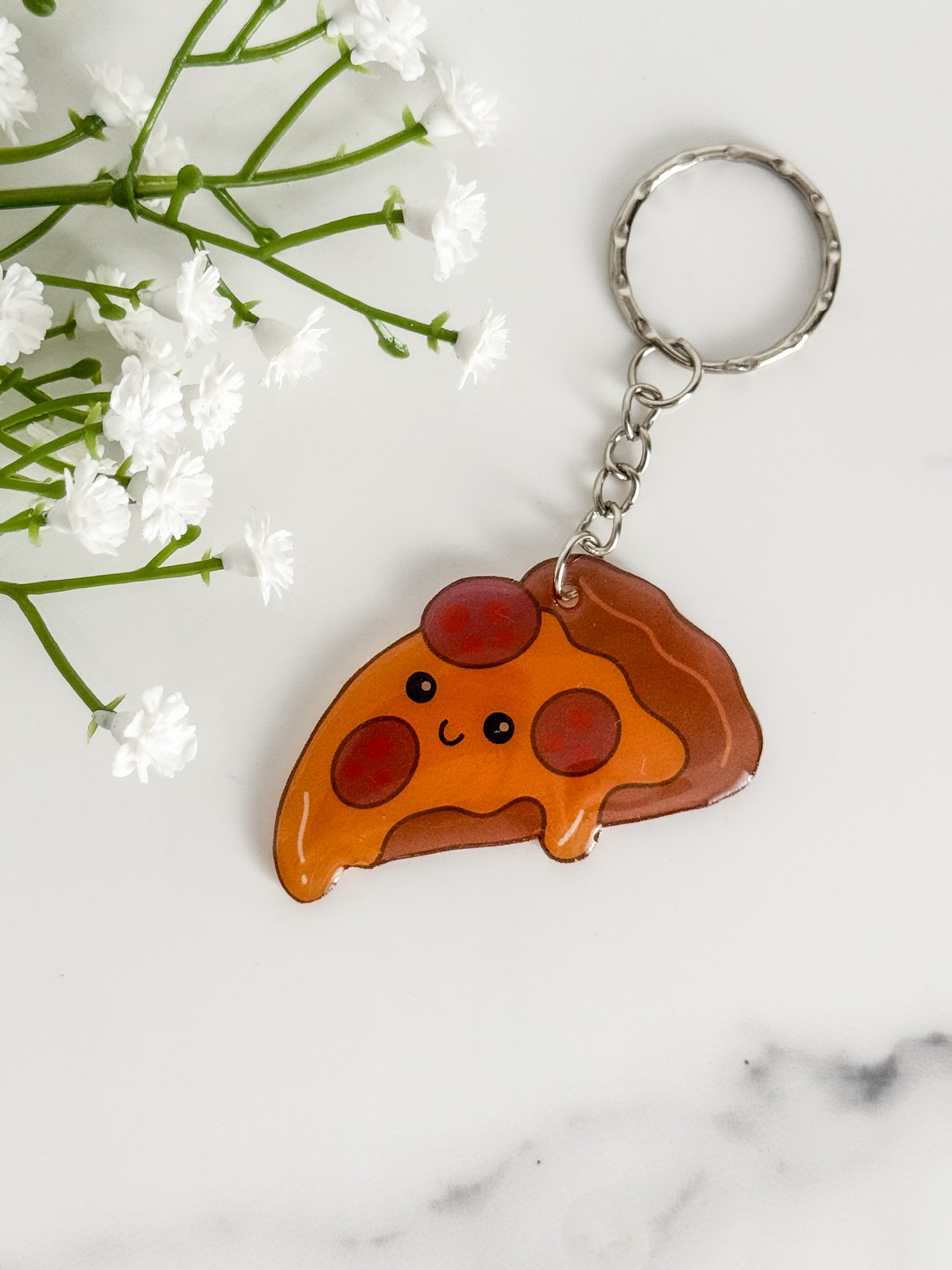 Pizza Keychain
