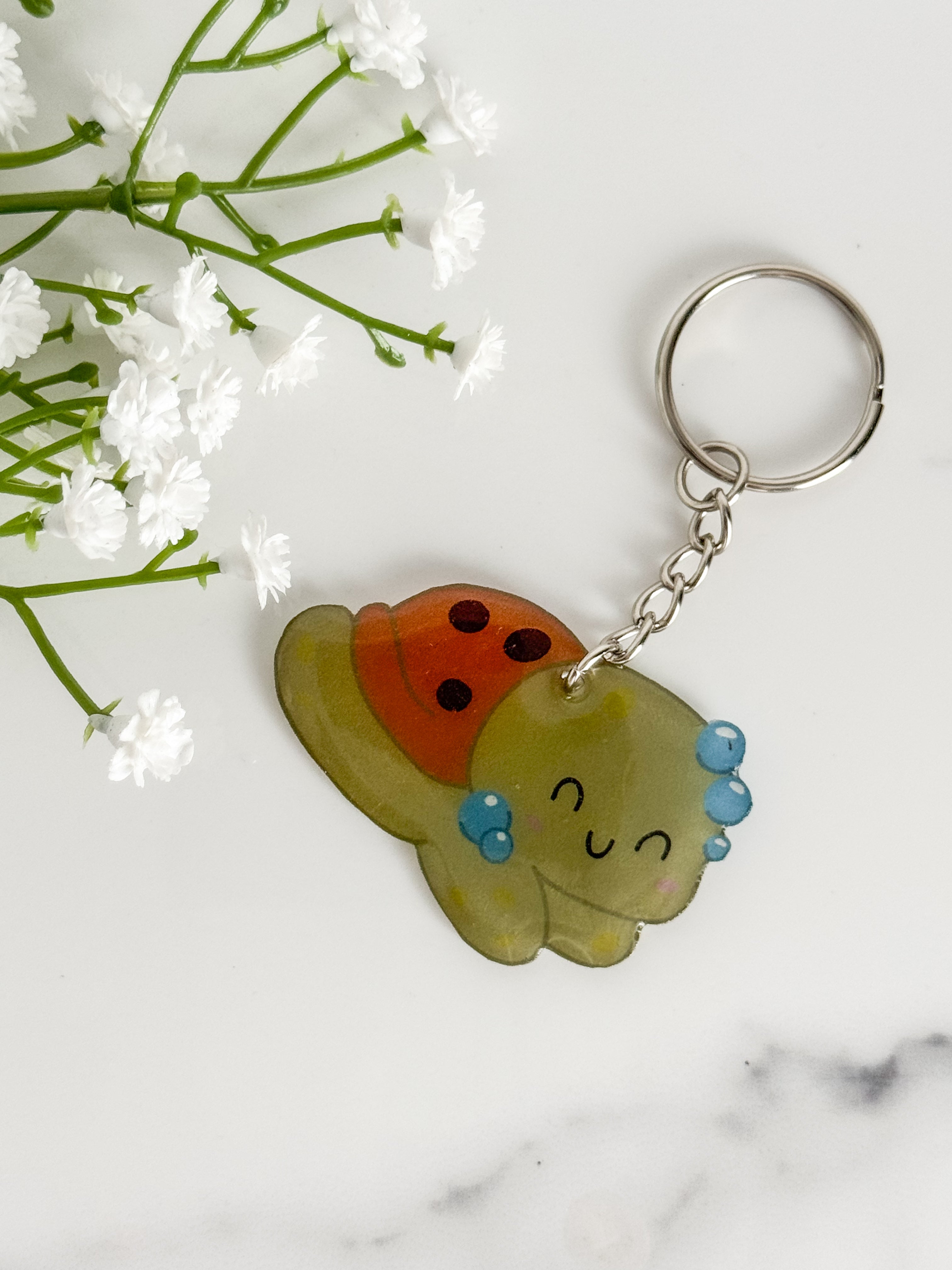 Bubble Turtle Keychain