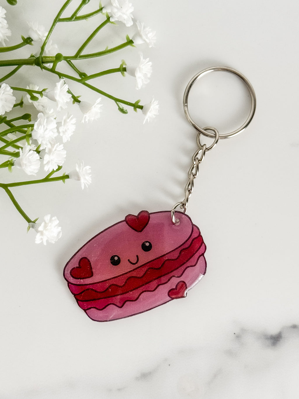 Macaroon Keychain