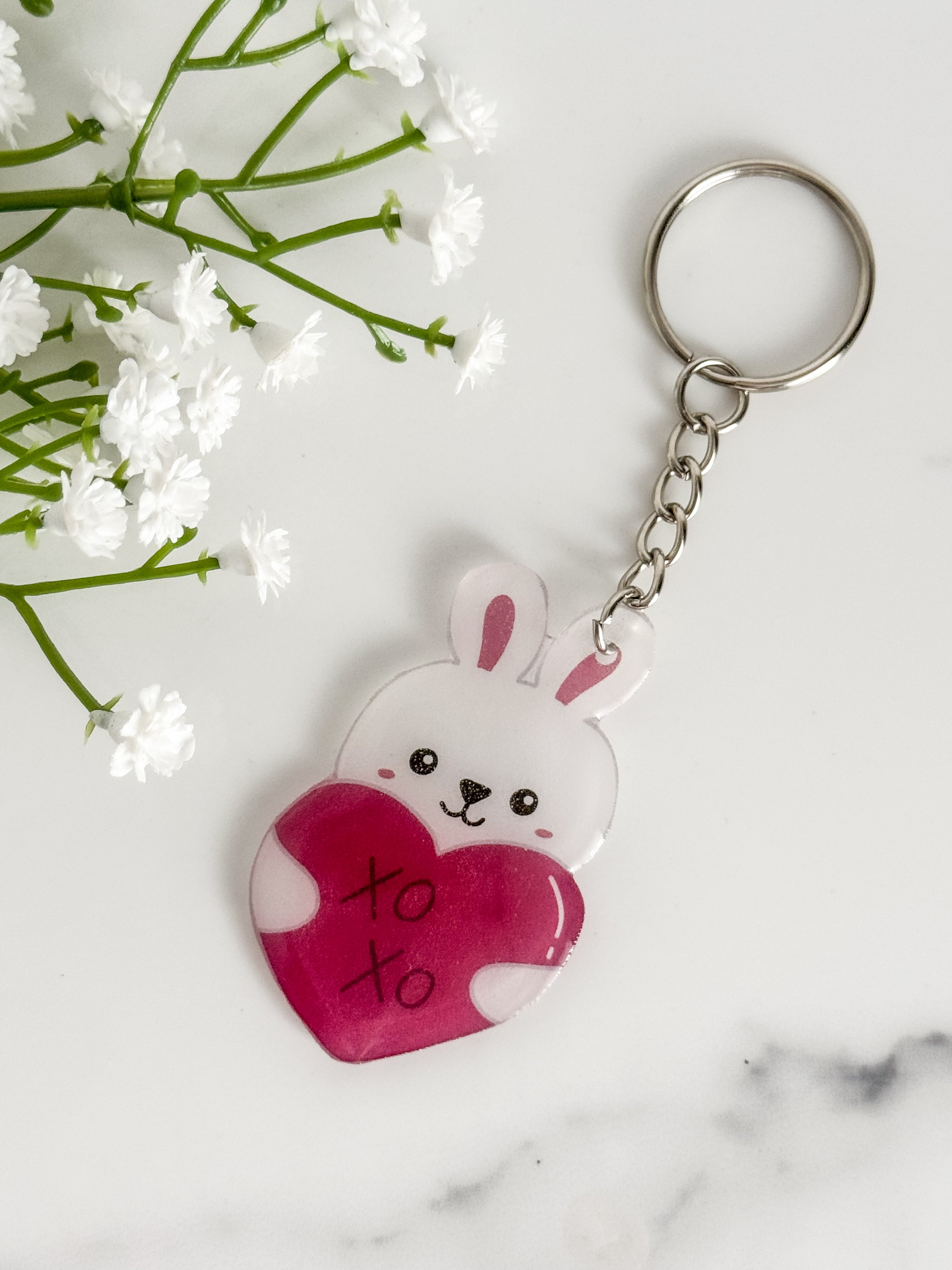 Love Bunny Keychain