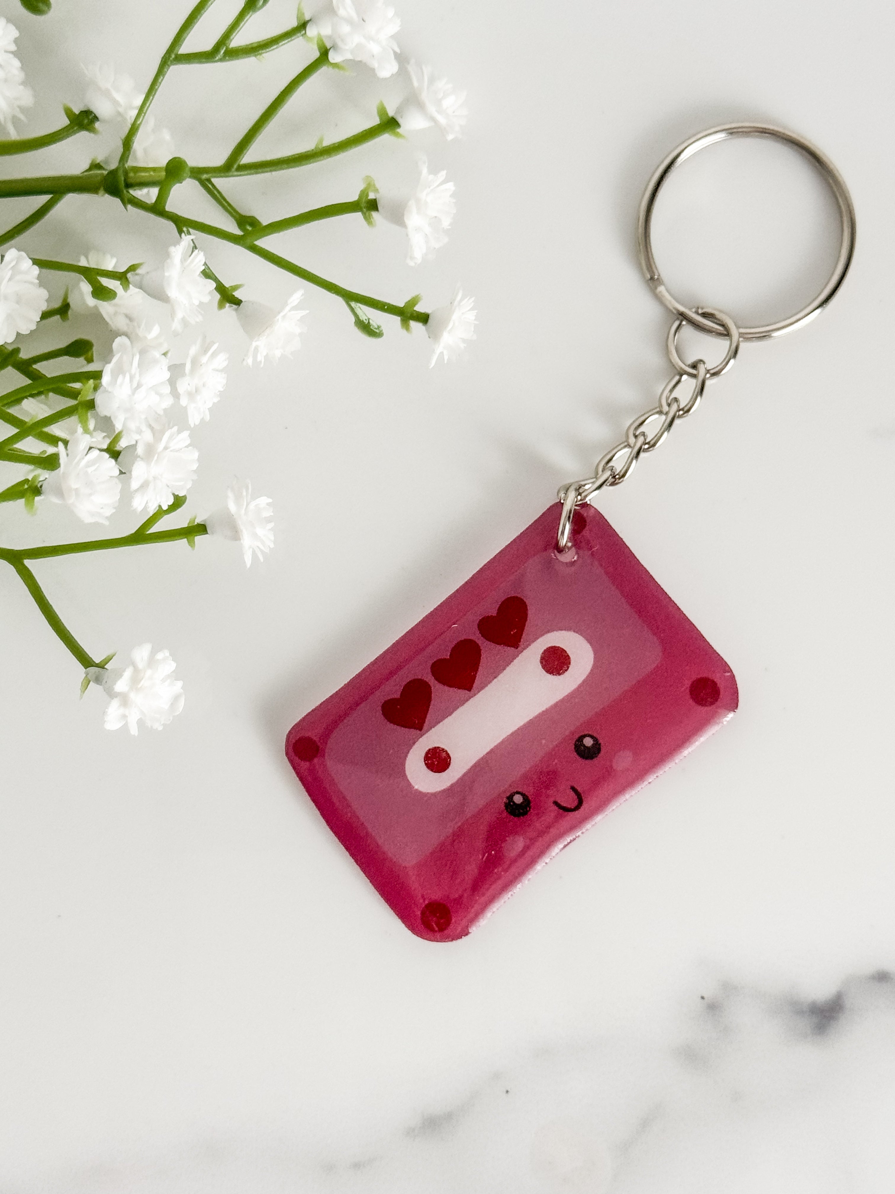 Cassette Tape Keychain