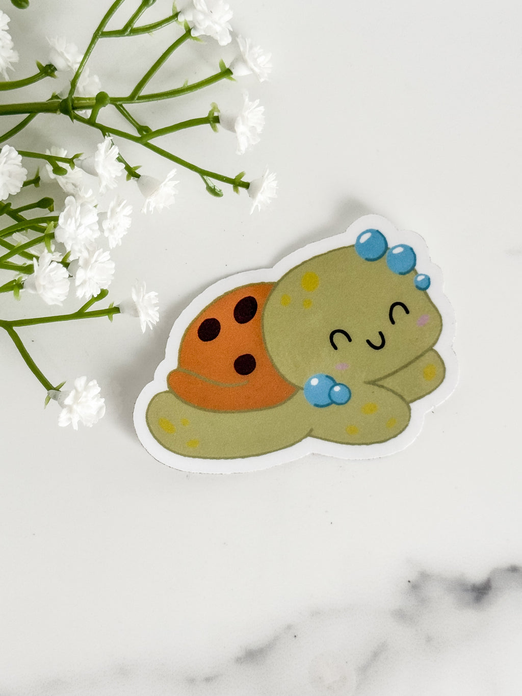 Bubble Turtle Sticker