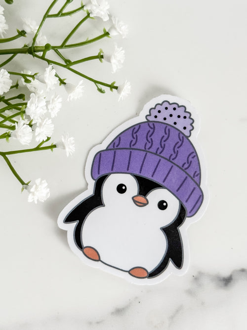 Beanie Penguin Sticker