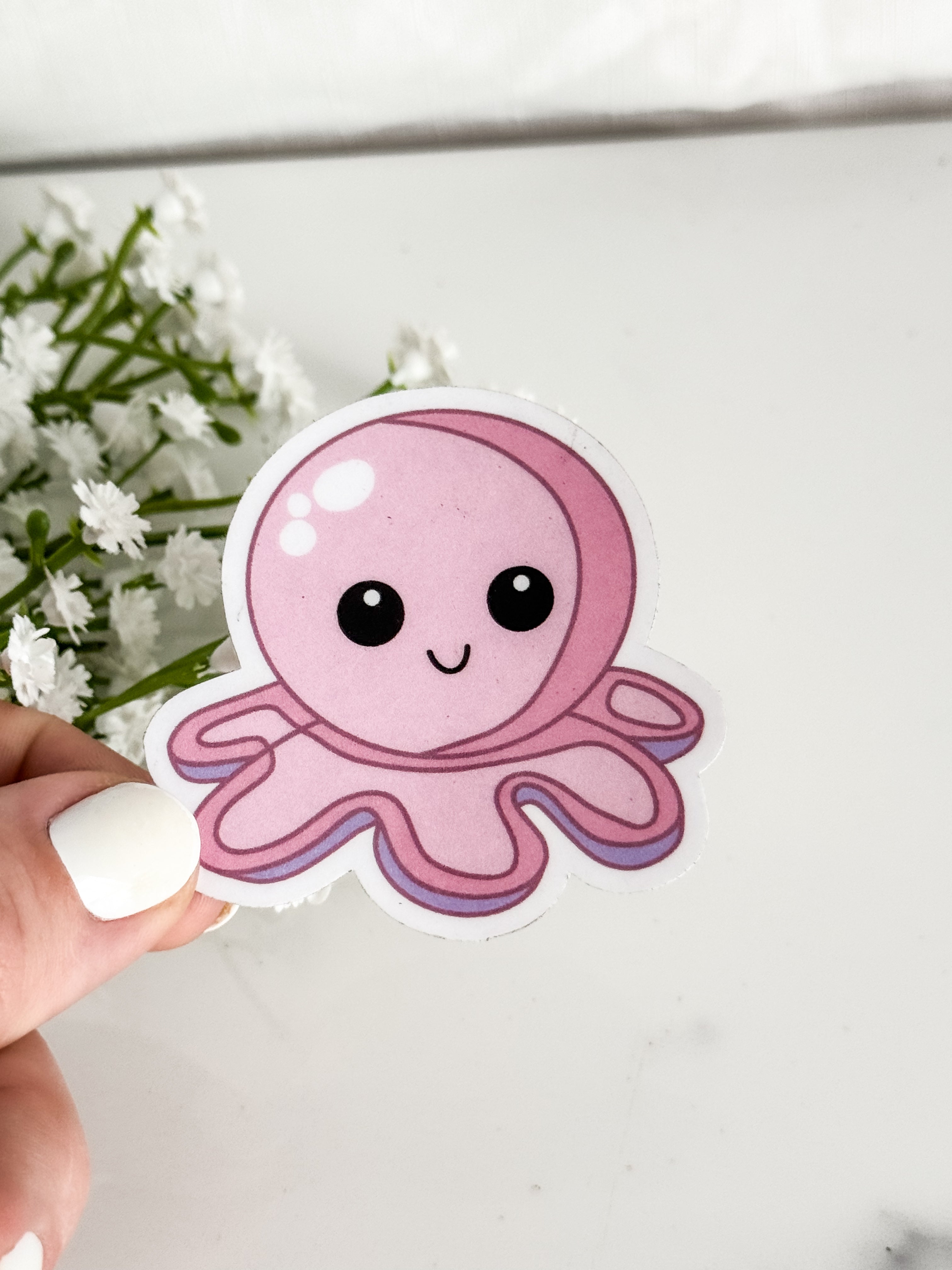 Happy Octopus Sticker