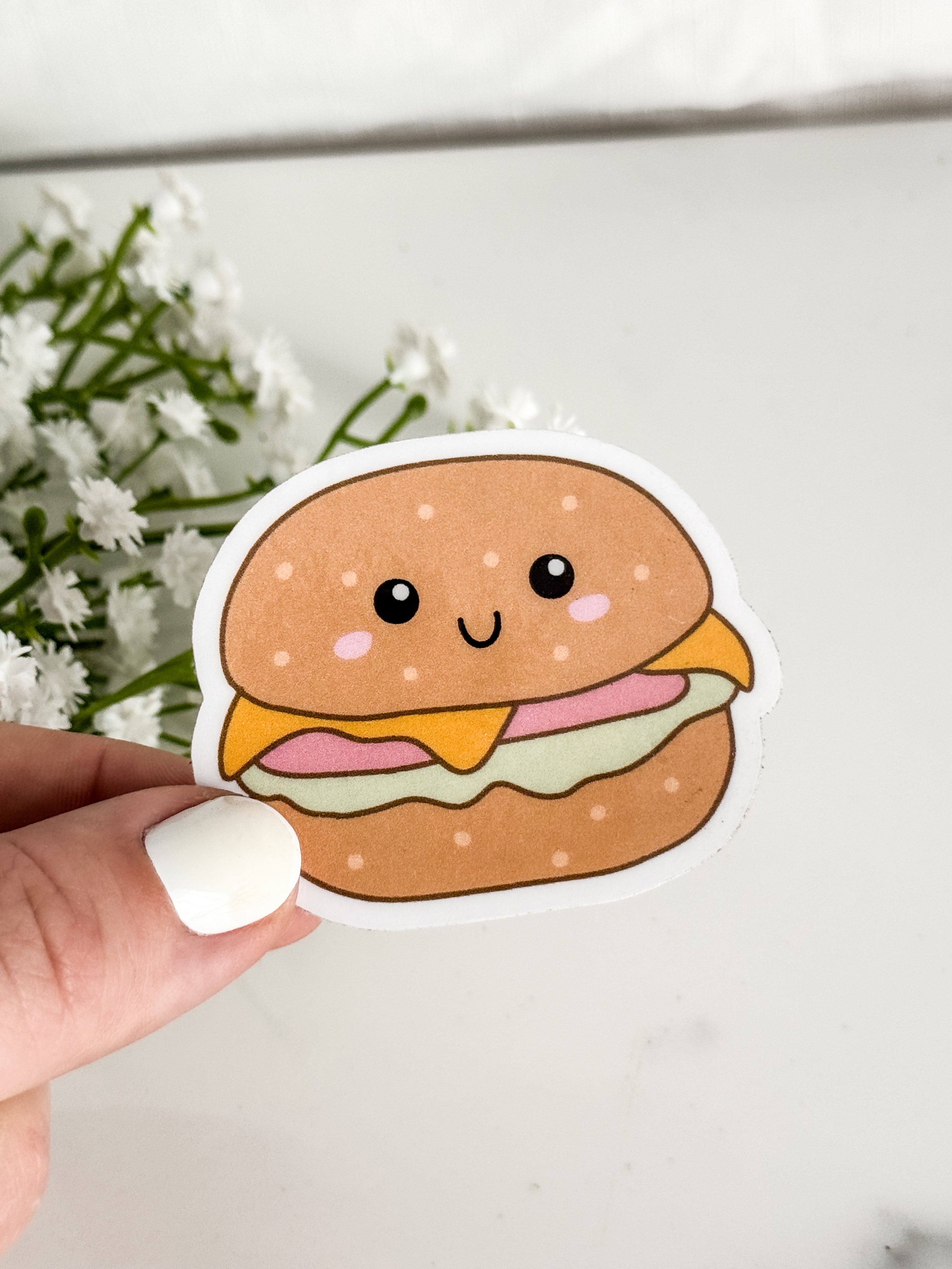 Burger Sticker