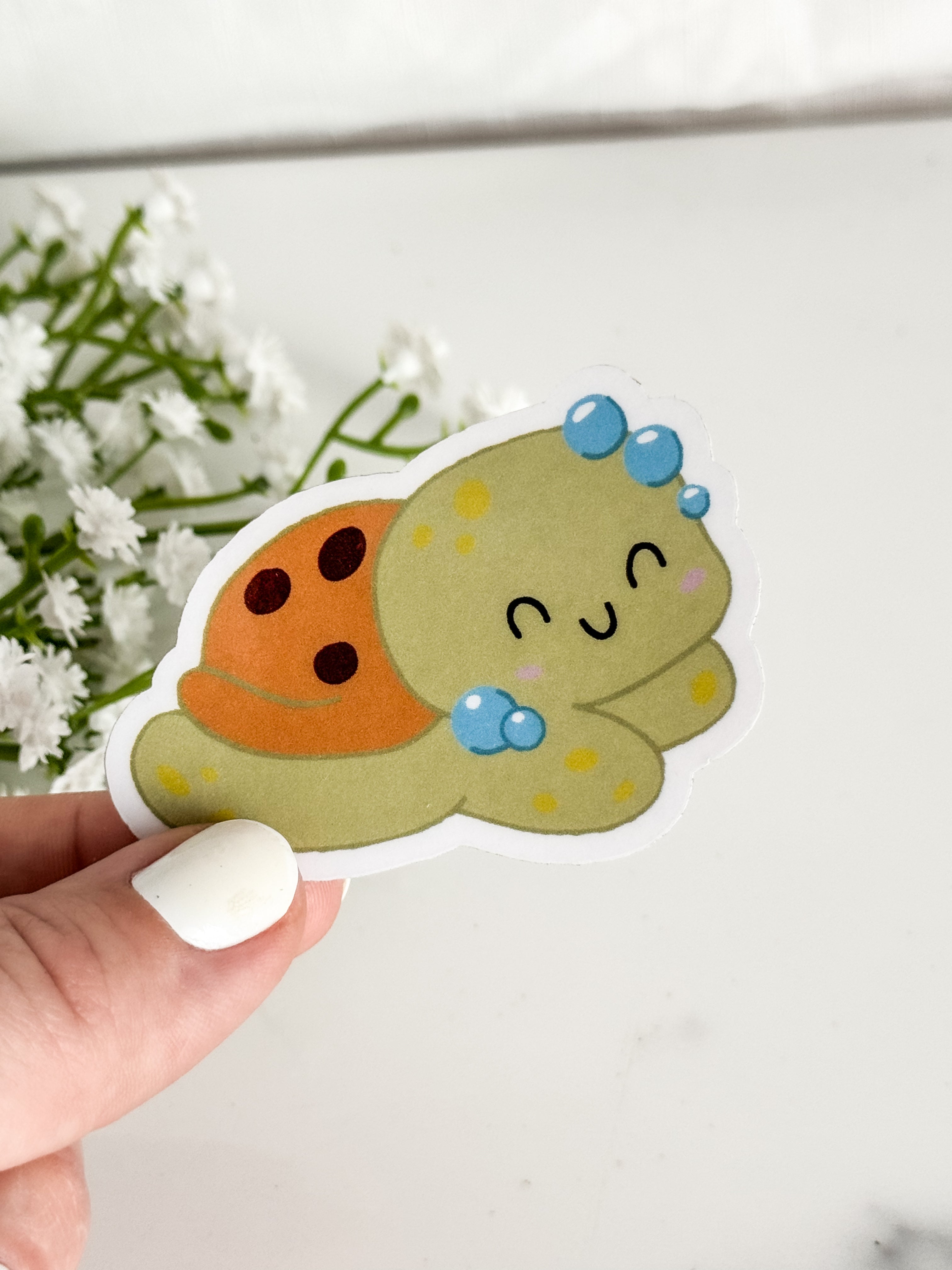 Bubble Turtle Sticker