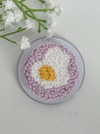 Egg Punch Needle Phone Grip